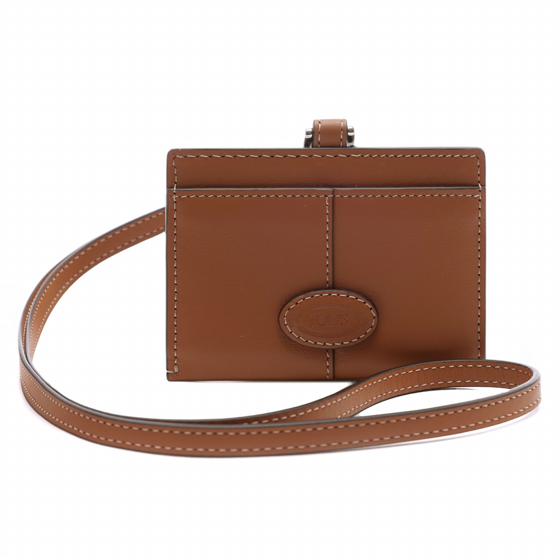[25% 쿠폰] 토즈 레더 뱃지 홀더 브라운([25% 쿠폰] Tod's Badge Holder in Leather Brown) - 2