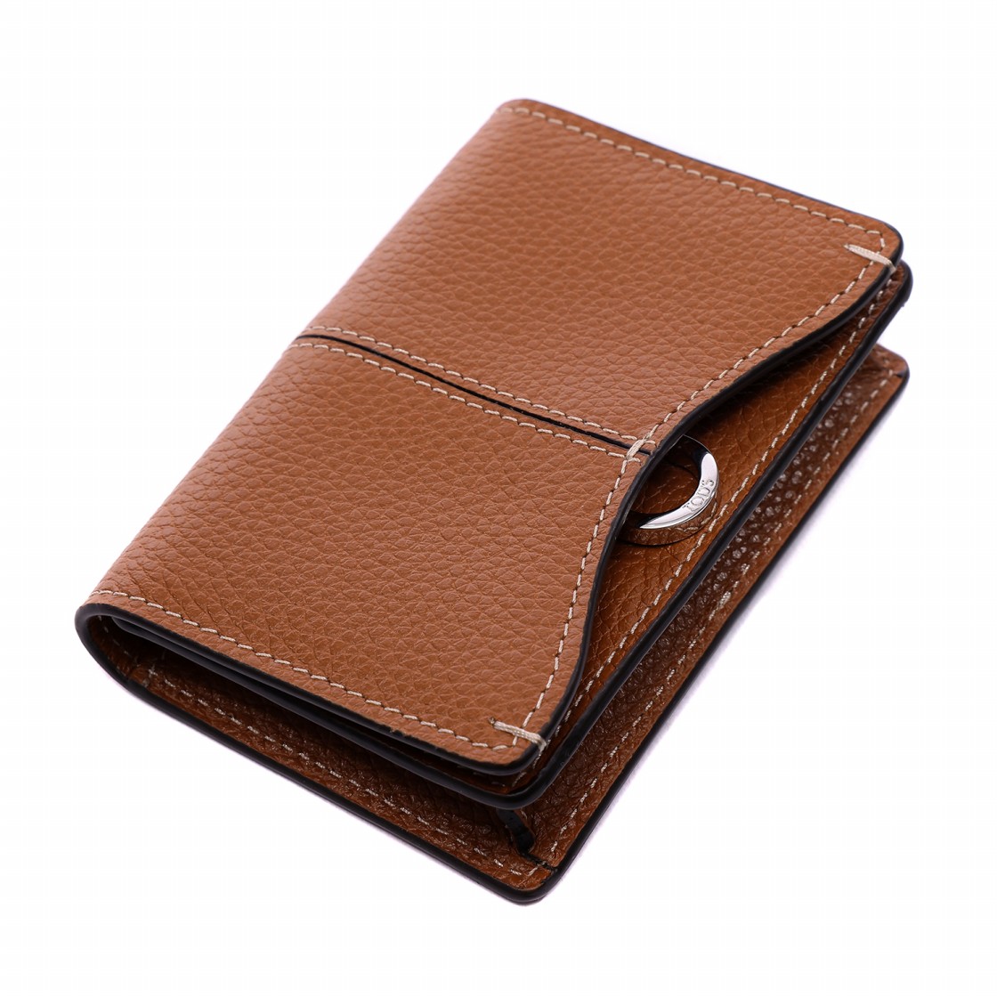 [25% 쿠폰] 토즈 레더 비지니스 카드 케이스 브라운([25% 쿠폰] Tod's Leather Business Card Case Brown) - 5