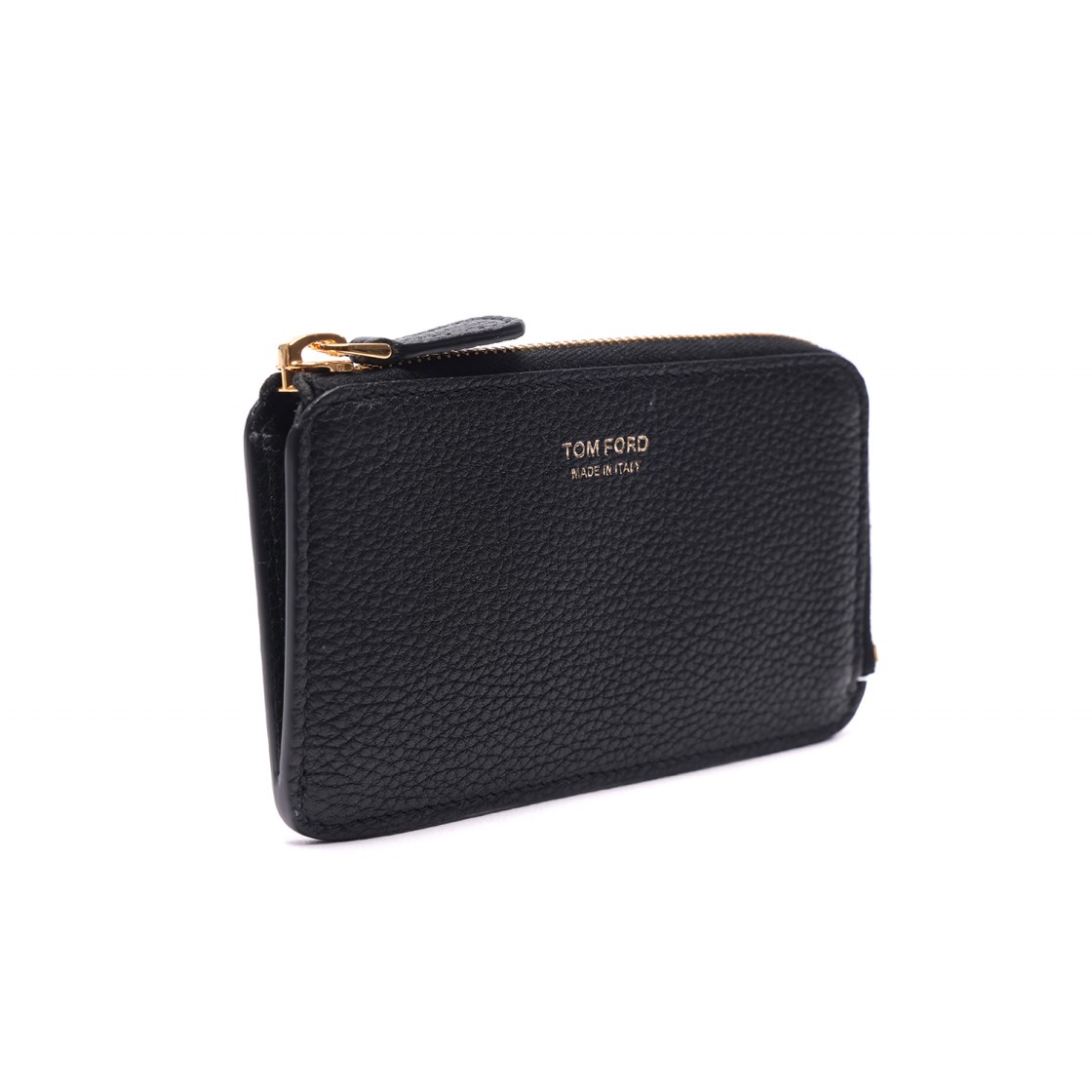 [25% 쿠폰] 톰포드 소프트 그레인 레더 지퍼 카드 홀더 월렛 블랙([25% 쿠폰] Tom Ford Soft Grain Leather Zipped Card Holder Wallet Black) - 3