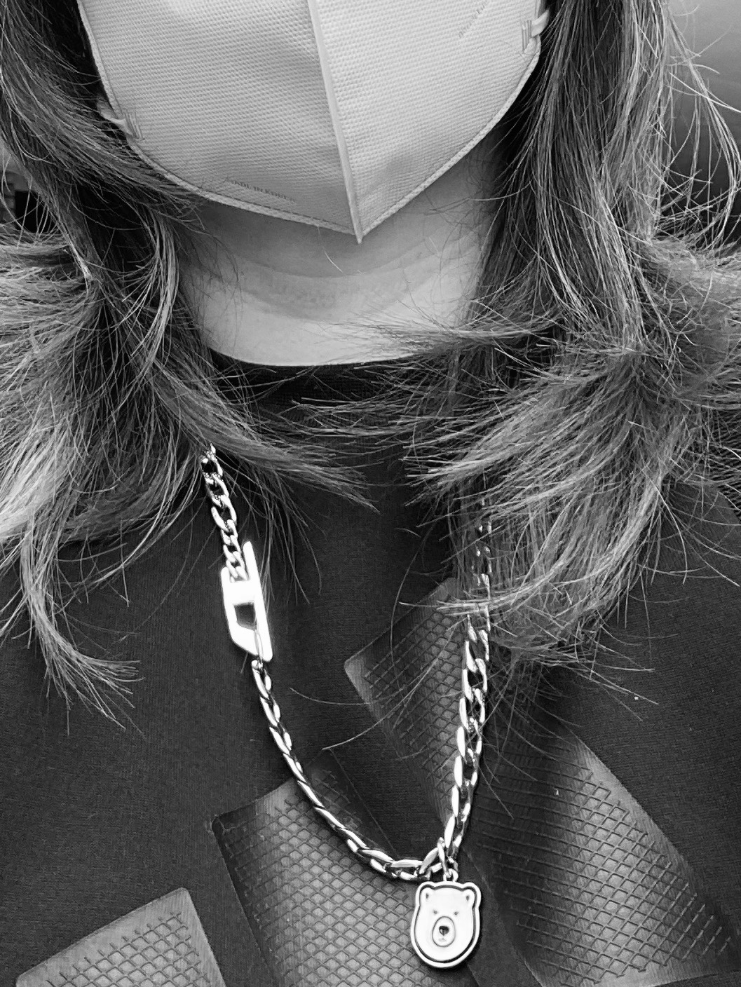 Diesel Dx1497 Stainless Steel Chain Necklace Silver, Human Made Animal Keyring Silver 착용 스타일