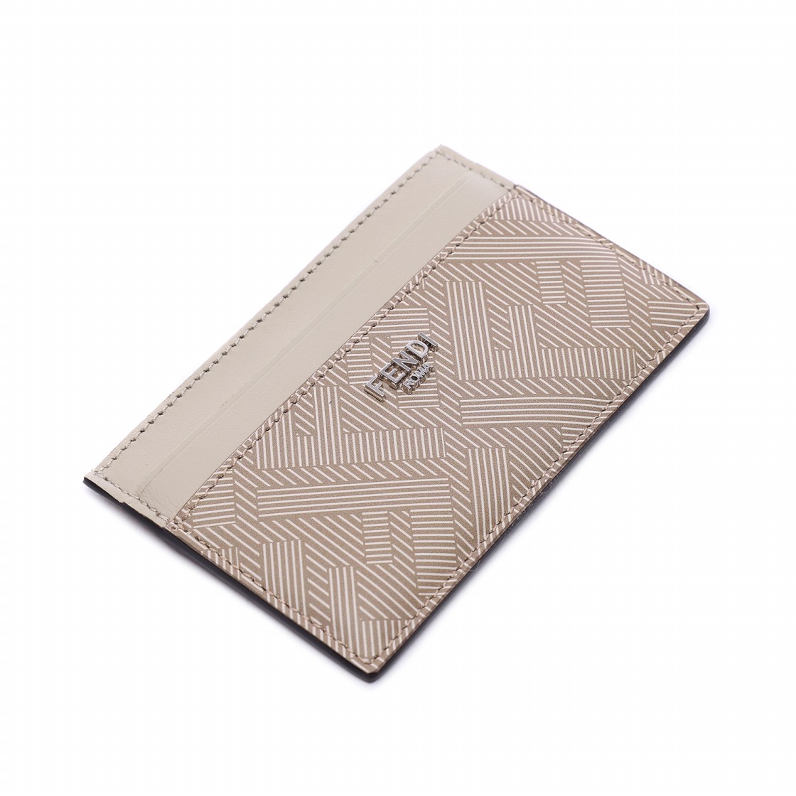 [25% 쿠폰] 펜디 쉐도우 레더 카드 홀더 베이지([25% 쿠폰] Fendi Shadow Leather Card Holder Beige) - 5