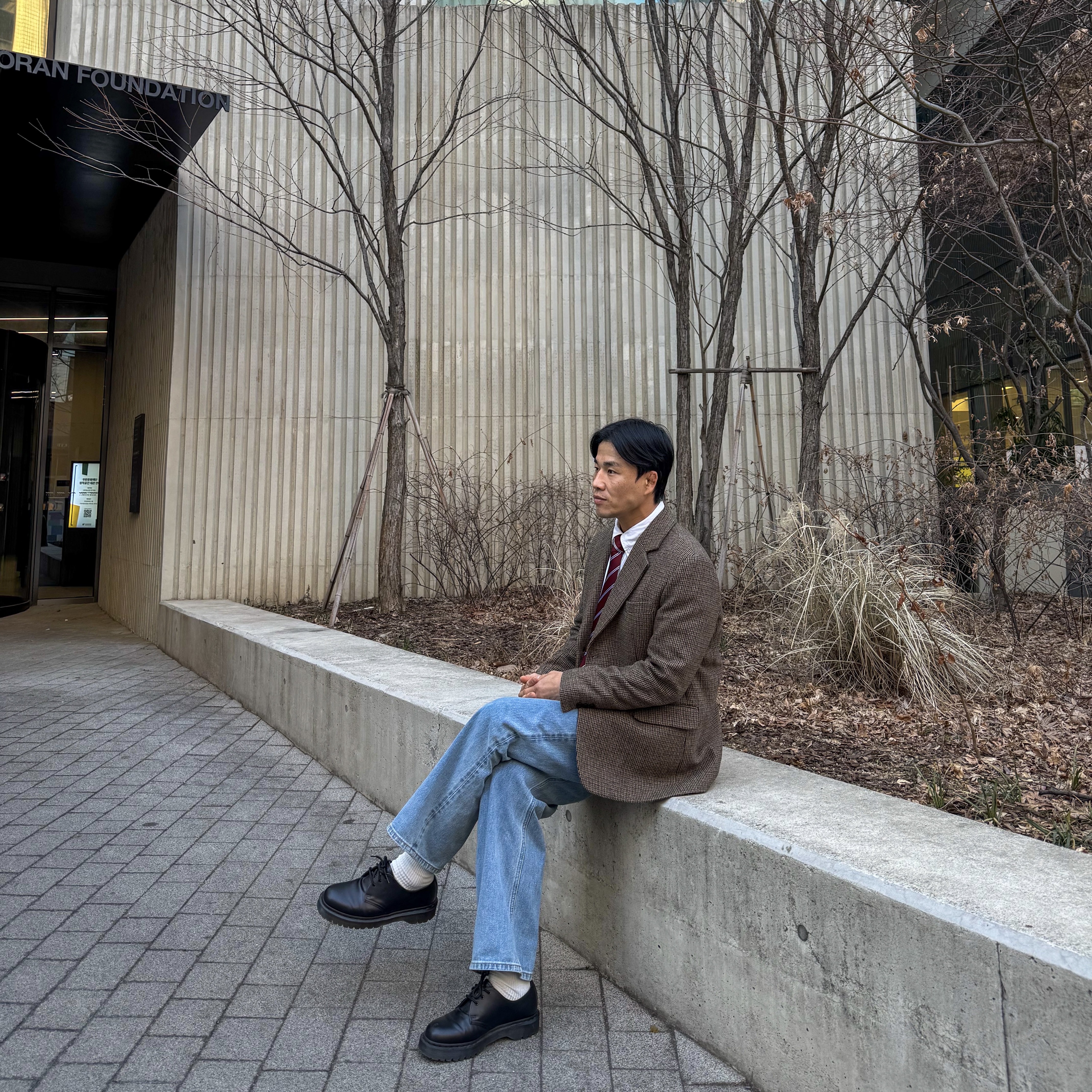 Dr. Martens 1461 Bex Black 착용 스타일 - 1