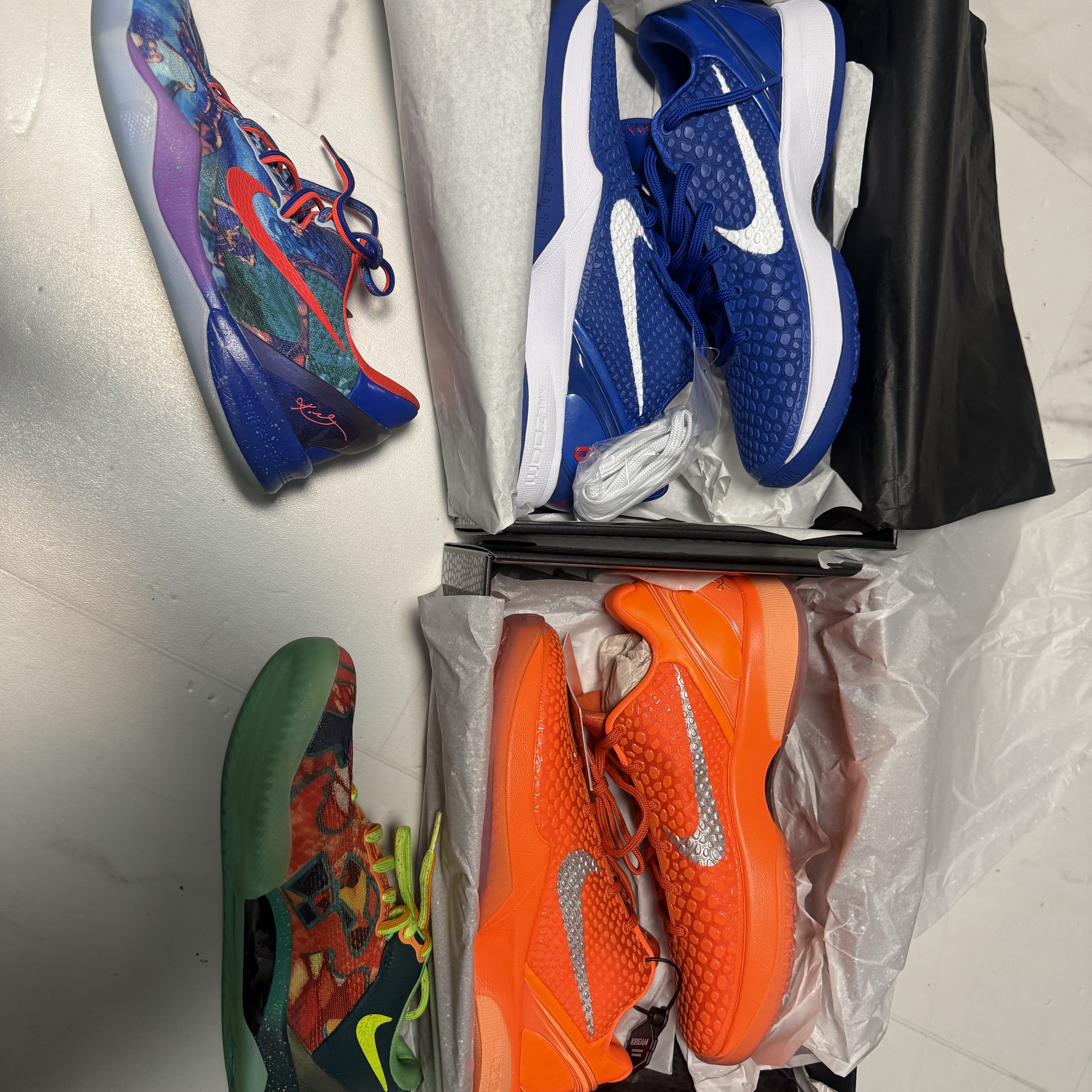 Nike Kobe 6 Protro Game Royal White 착용 스타일