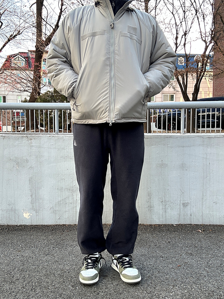 Jordan 1 Retro Low OG Medium Olive and Summit White 착용 스타일