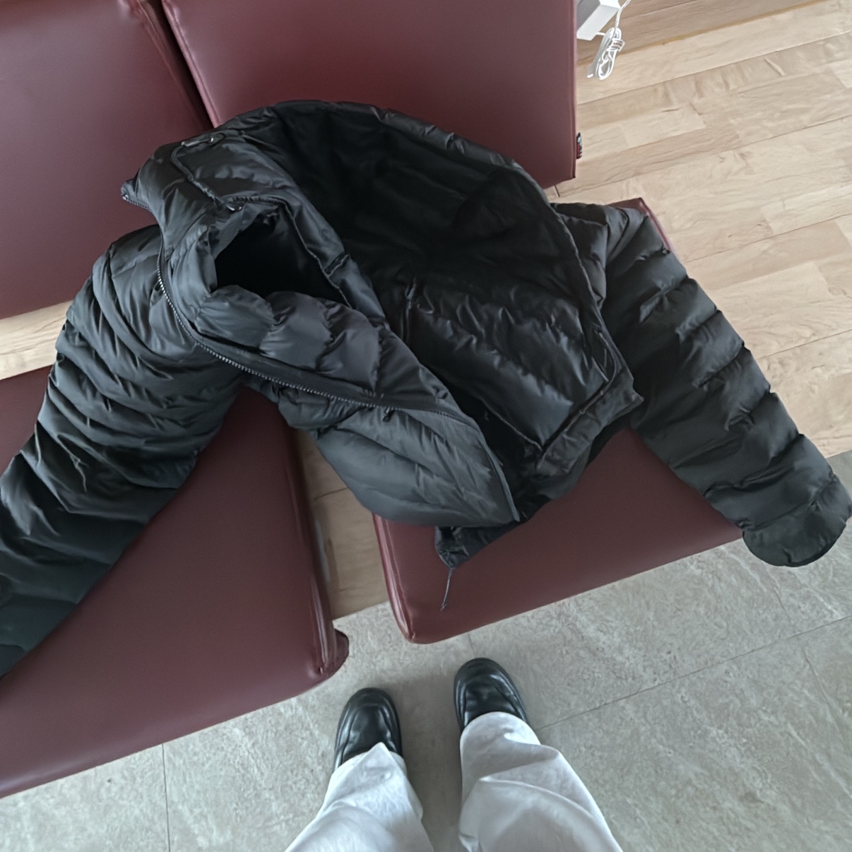 The North Face Ventus On Jacket Black 착용 스타일