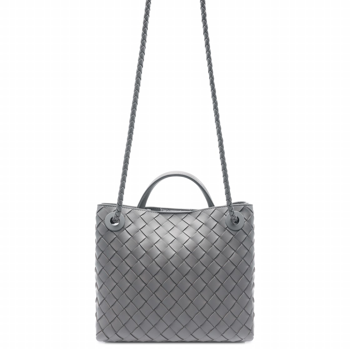 [15% 쿠폰] 보테가 베네타 안디아모 스몰 탑 핸들백 스털링([15% 쿠폰] Bottega Veneta Andiamo Small Top Handle Bag Sterling) - 4
