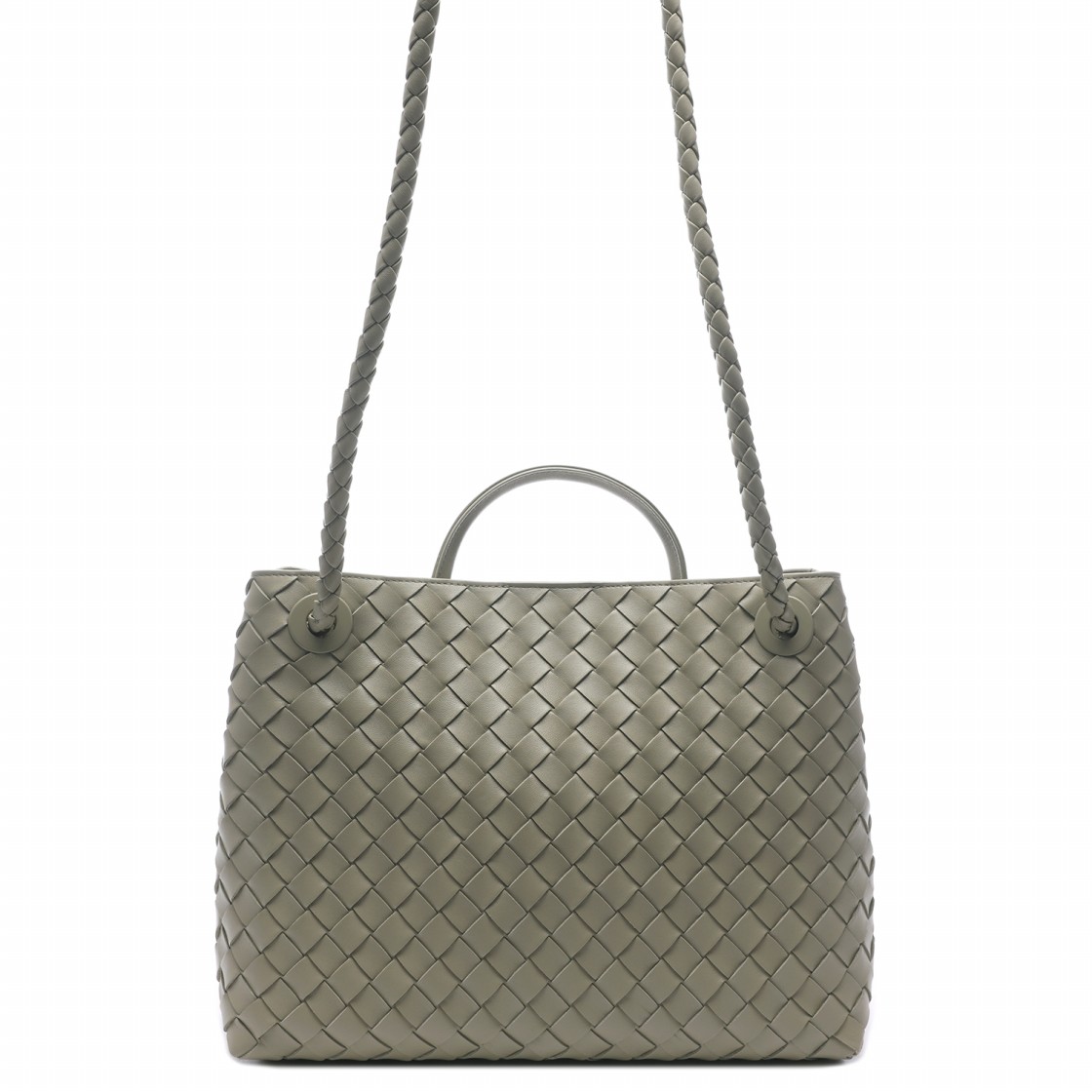 [15% 쿠폰] 보테가 베네타 미디움 안디아모 트래버틴([15% 쿠폰] Bottega Veneta Medium Andiamo Travertine) - 3