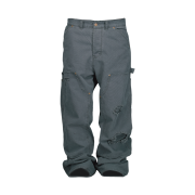 Undermycar Army Canvas Carpenter Pants Midnight Teal