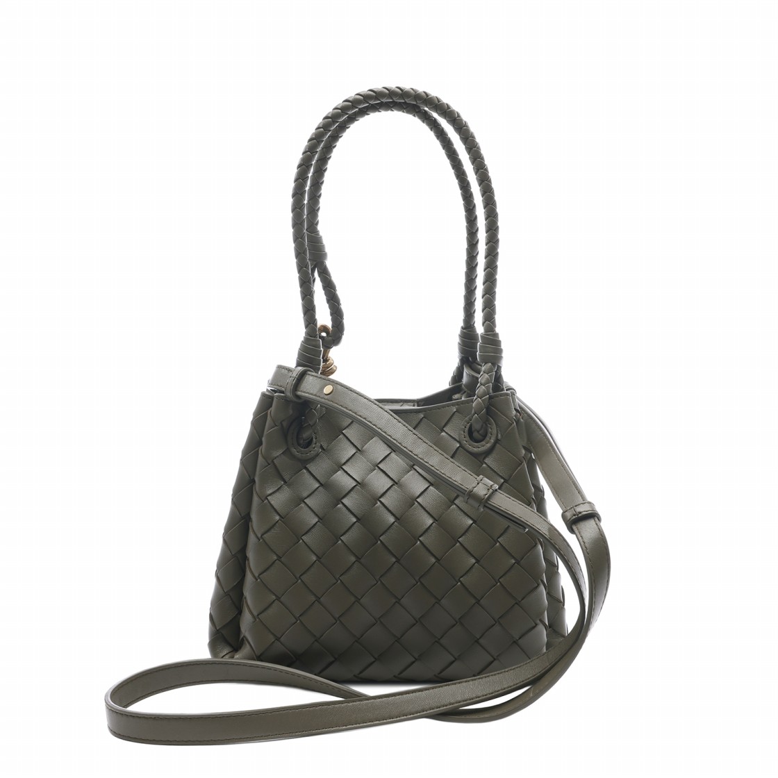 [15% 쿠폰] 보테가 베네타 스몰 파라슈트 사이프러스([15% 쿠폰] Bottega Veneta Small Parachute Cypress) - 4