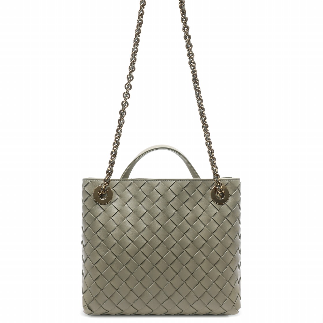 [15% 쿠폰] 보테가 베네타 스몰 체인 안디아모 트래버틴([15% 쿠폰] Bottega Veneta Small Chain Andiamo Travertine) - 3
