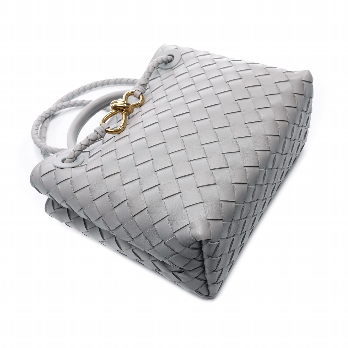 [15% 쿠폰] 보테가 베네타 안디아모 스몰 탑 핸들백 스털링([15% 쿠폰] Bottega Veneta Andiamo Small Top Handle Bag Sterling) - 5