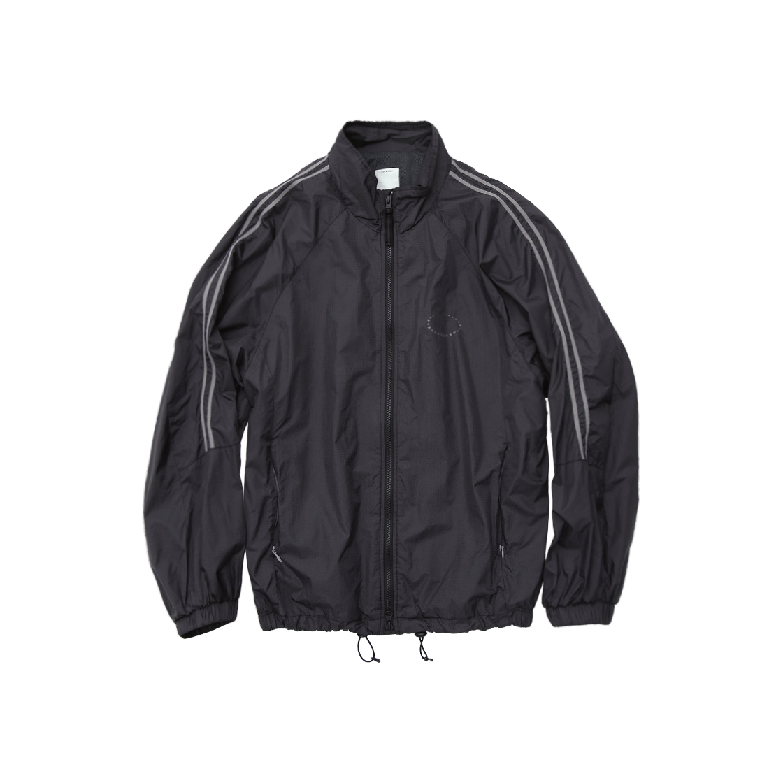 HM6PJU1021A1 Polyteru Human Index Human Retro Track Top Jacket Charcoal