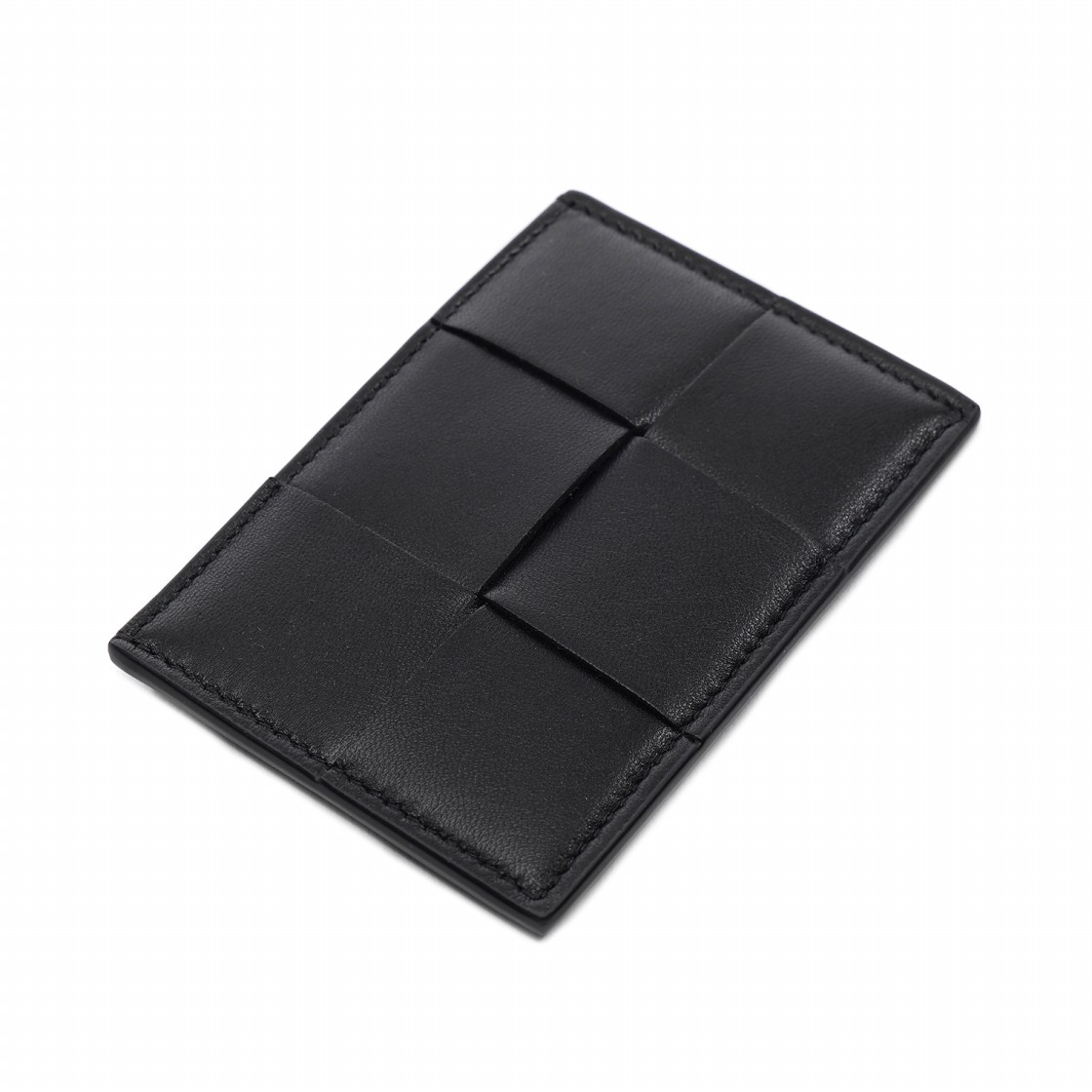 [20% 쿠폰] 보테가 베네타 카드 케이스 램스킨 & 카프스킨 블랙([20% 쿠폰] Bottega Veneta Credit Card Case Lambskin & Calfskin Black) - 5