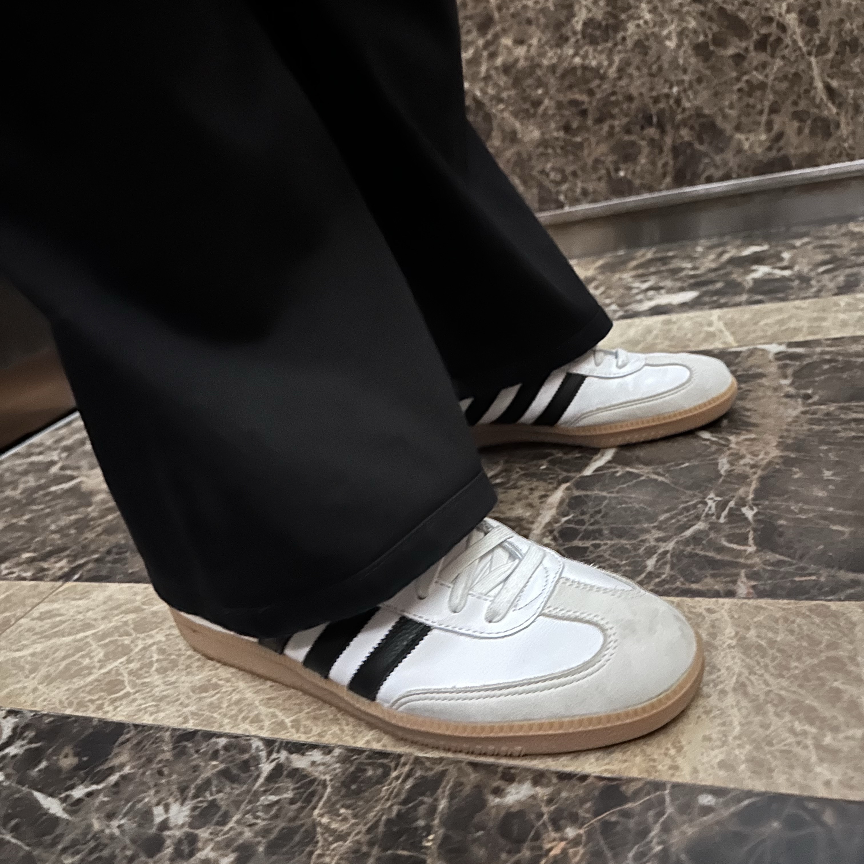 Gentle Monster x Maison Margiela MM114 Black Clear, Zara Faux Leather Jacket Black 착용 스타일 - 2