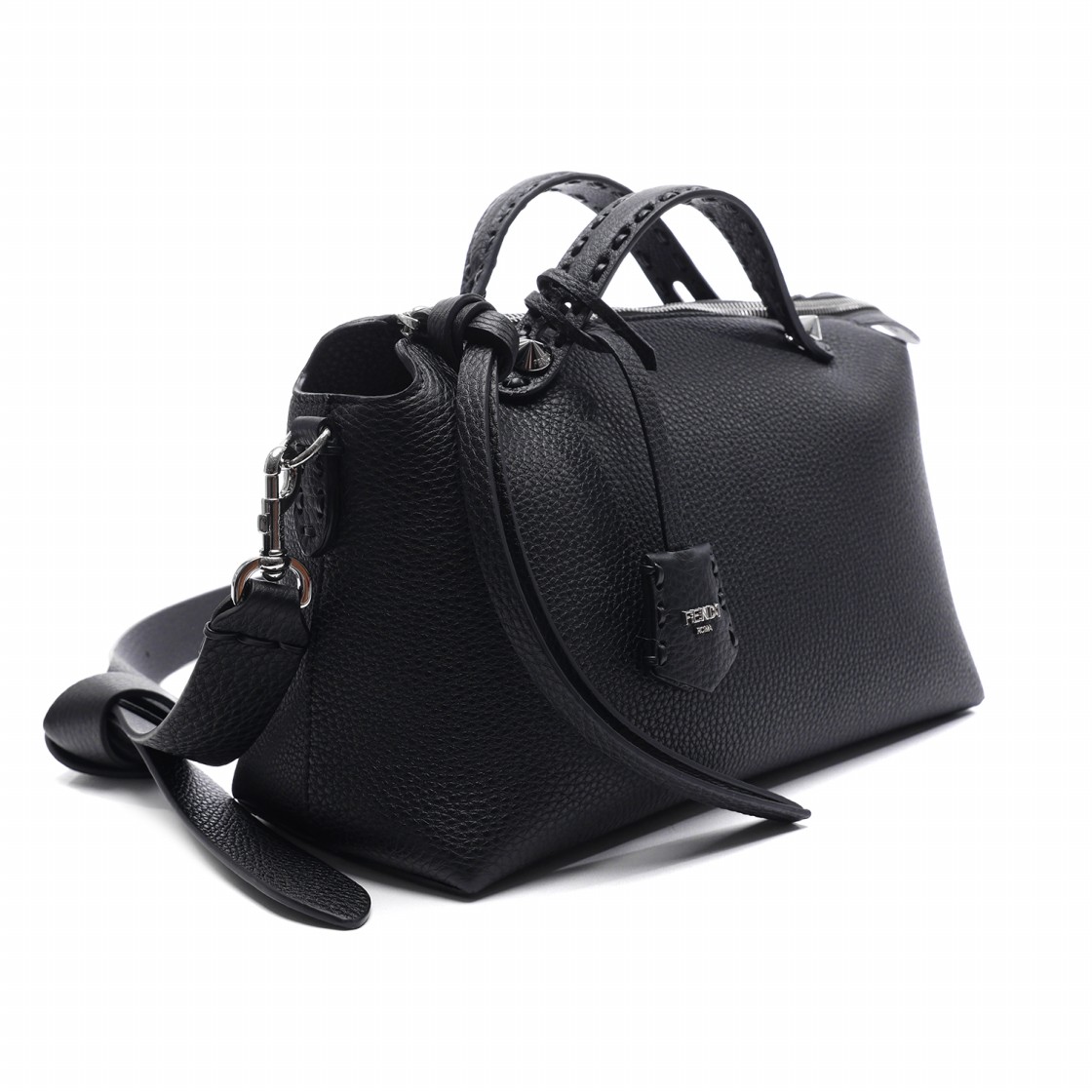 [15% 쿠폰] 펜디 바이 더 웨이 미디움 셀러리아백 블랙([15% 쿠폰] Fendi By The Way Medium Selleria Bag Black) - 3