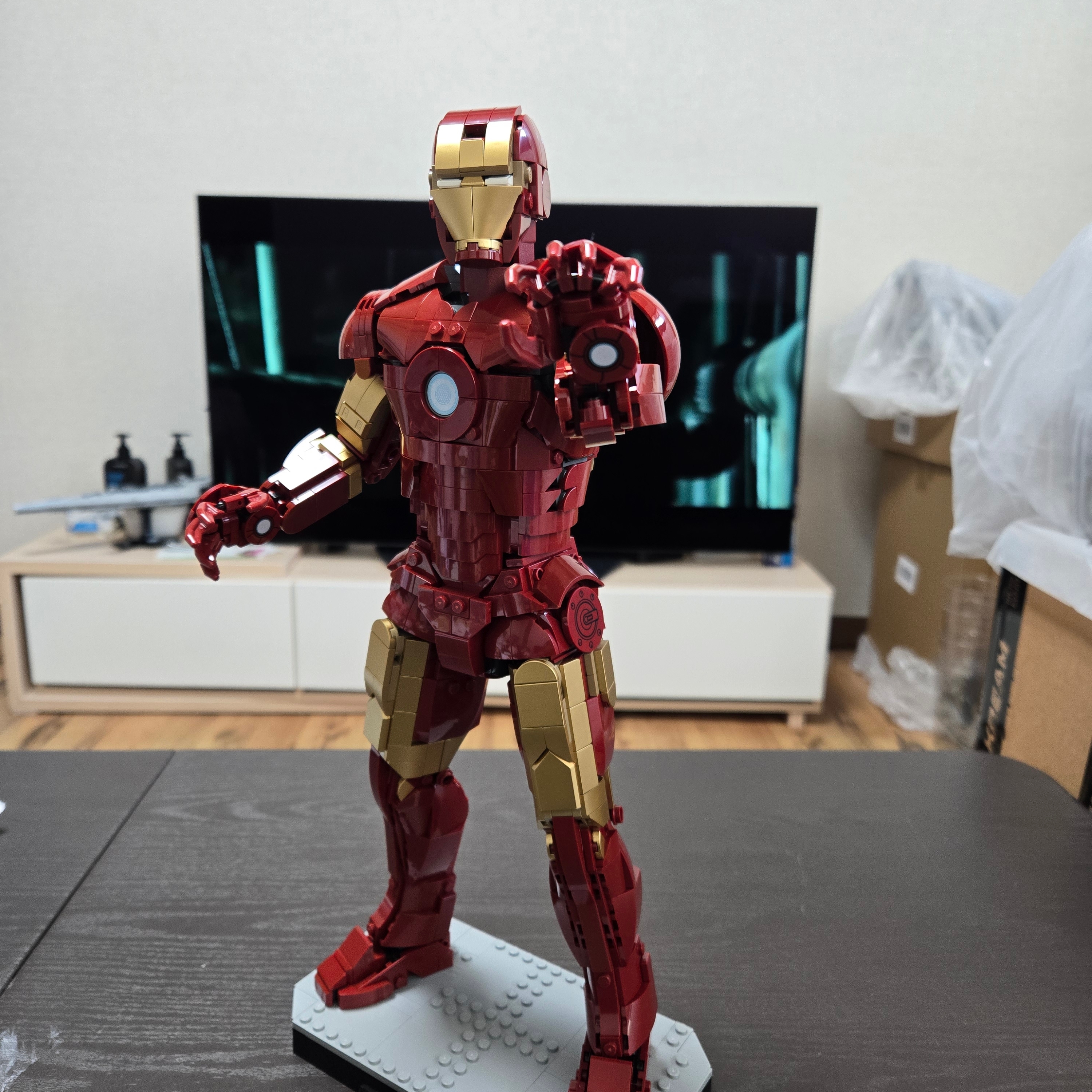 Lego Marvel Iron Man Mark 3 Collectors' Edition 착용 스타일 - 2