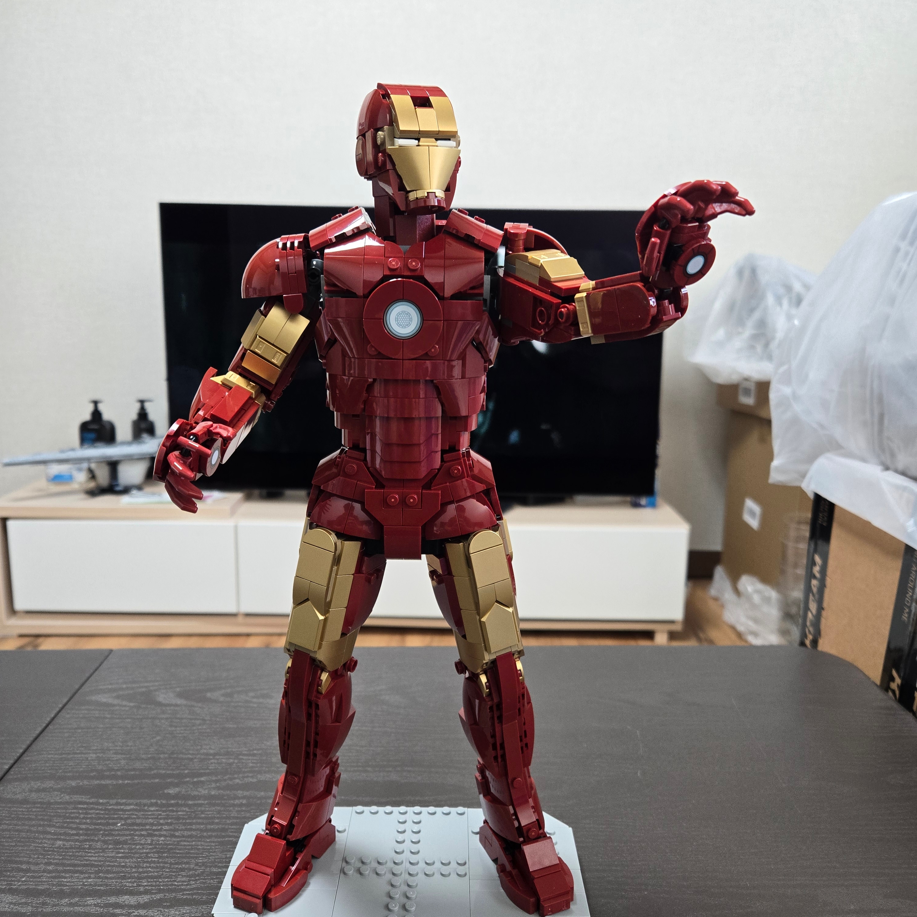 Lego Marvel Iron Man Mark 3 Collectors' Edition 착용 스타일 - 1