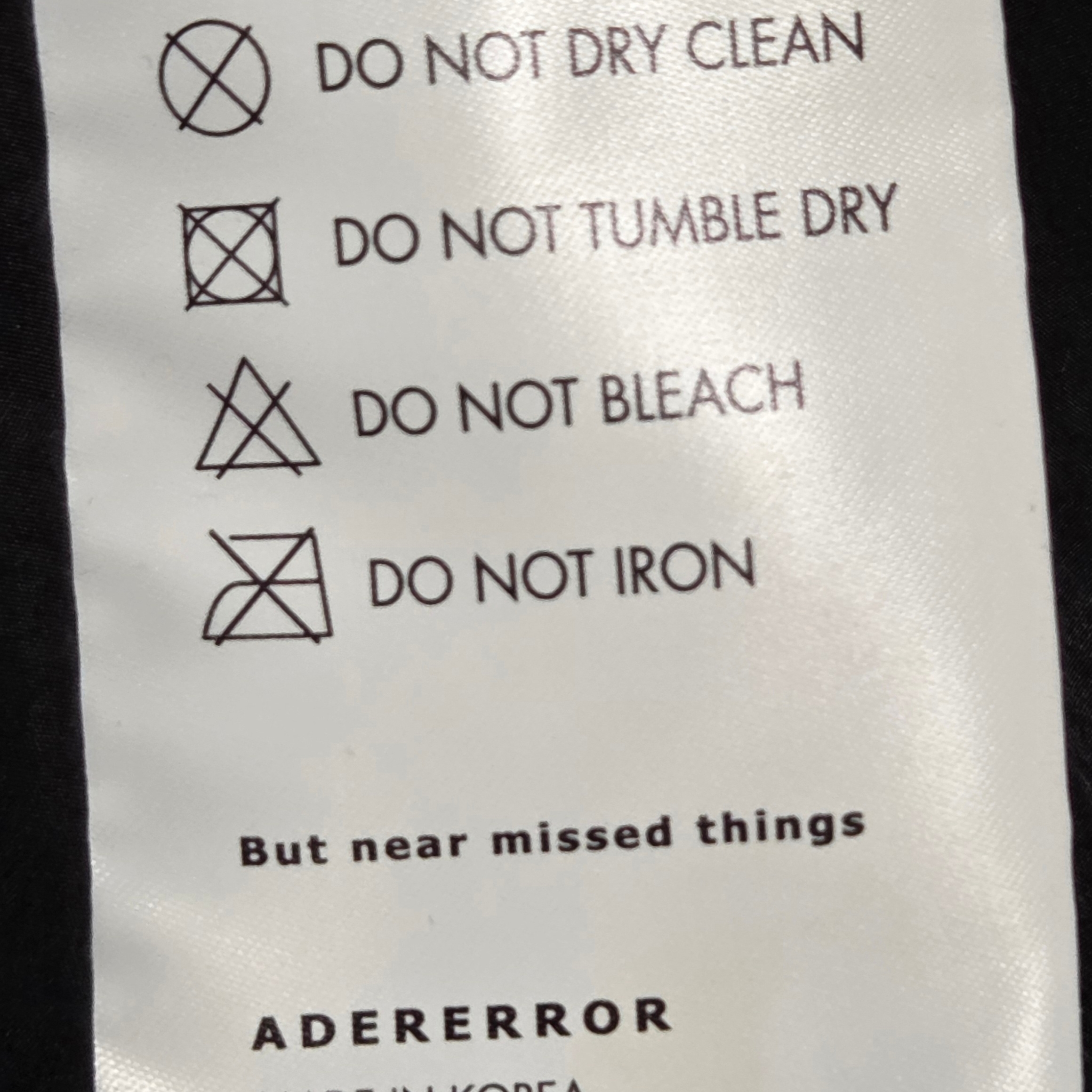 Ader Error Mem Jumper Noir 착용 스타일 - 4