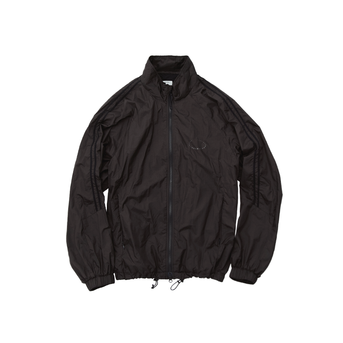 HM6PJU1021C0 Polyteru Human Index Human Retro Track Top Jacket Brown