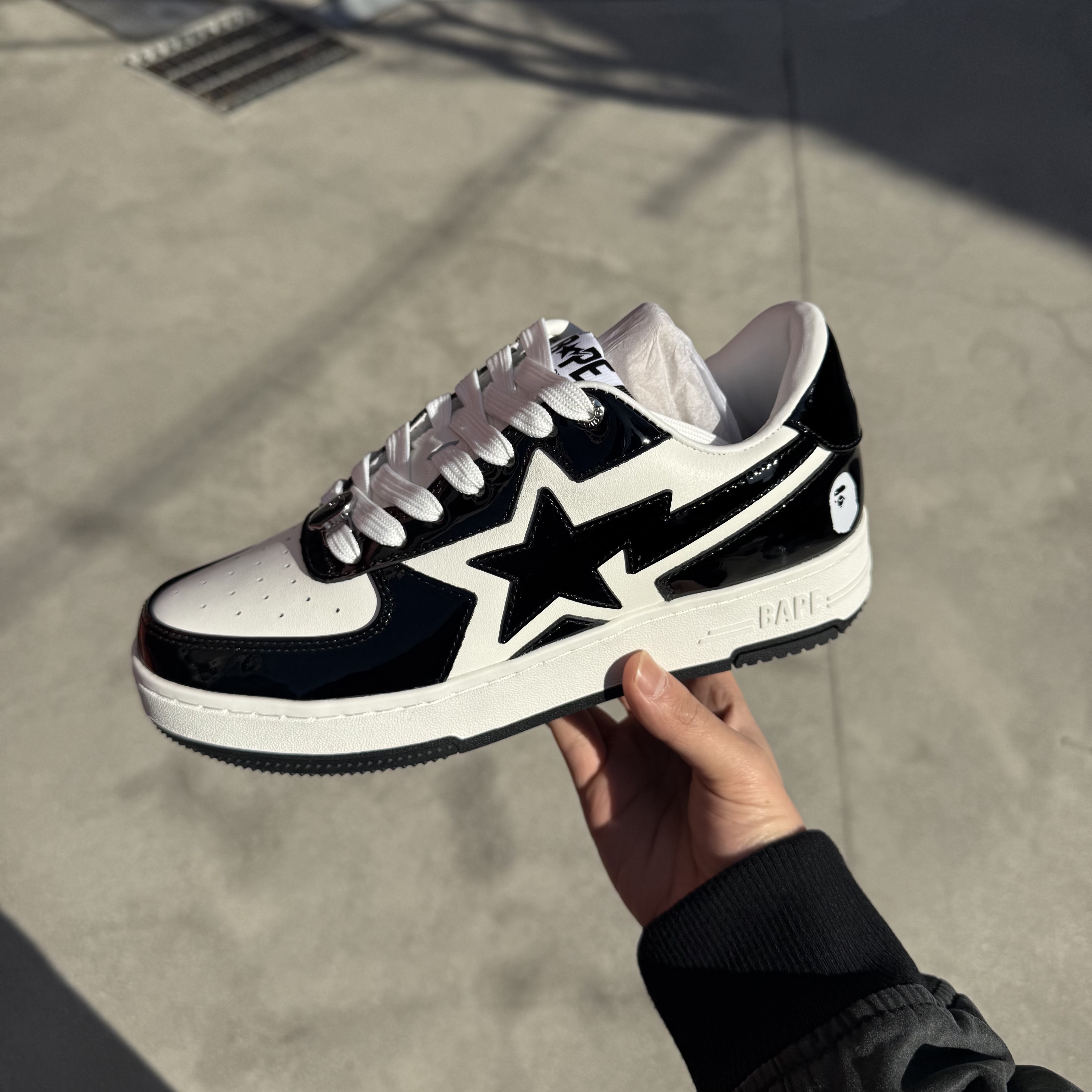 BAPE Sta Icon #1 Black 착용 스타일 - 2