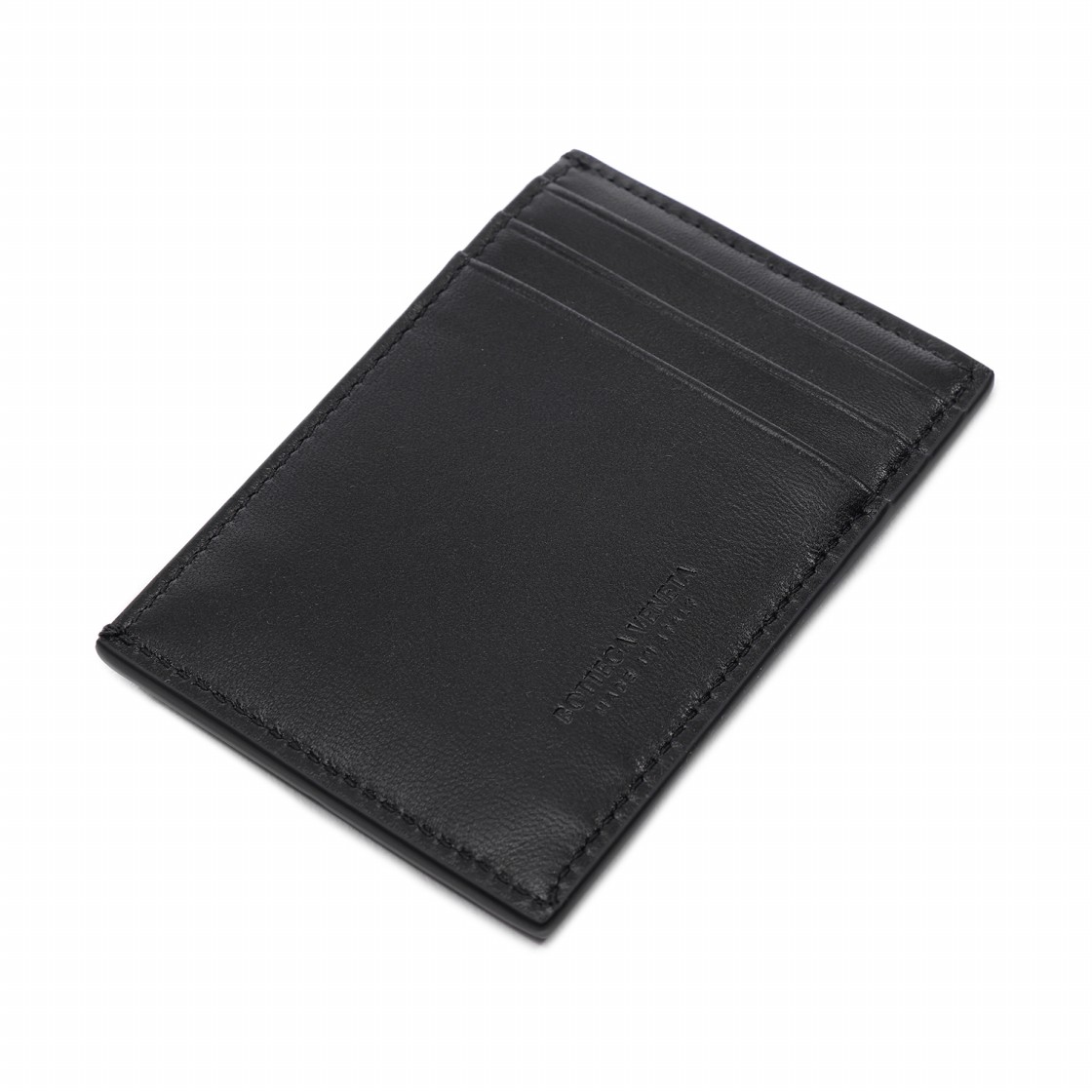 [20% 쿠폰] 보테가 베네타 카드 케이스 램스킨 & 카프스킨 블랙([20% 쿠폰] Bottega Veneta Credit Card Case Lambskin & Calfskin Black) - 6