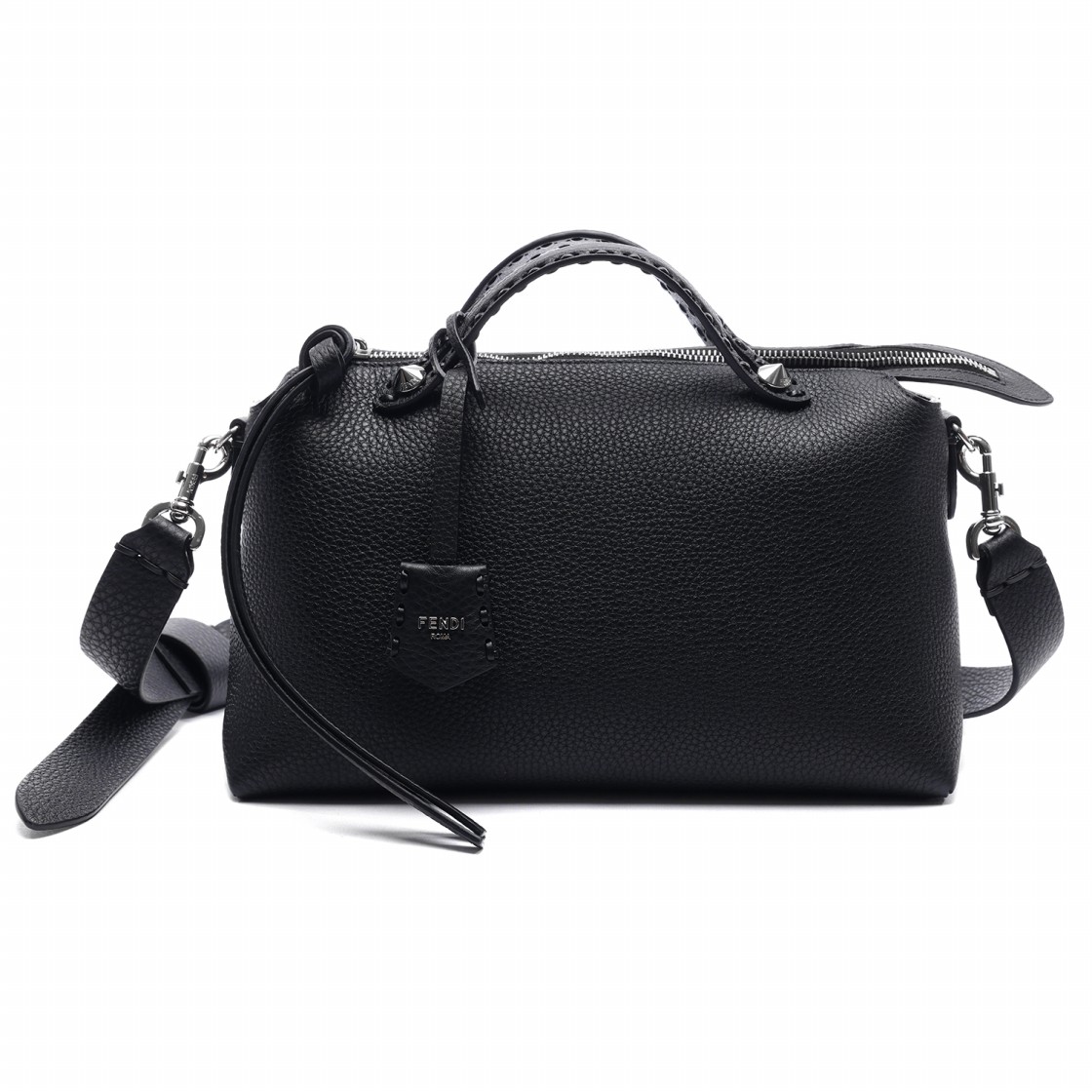 [15% 쿠폰] 펜디 바이 더 웨이 미디움 셀러리아백 블랙([15% 쿠폰] Fendi By The Way Medium Selleria Bag Black) - 2