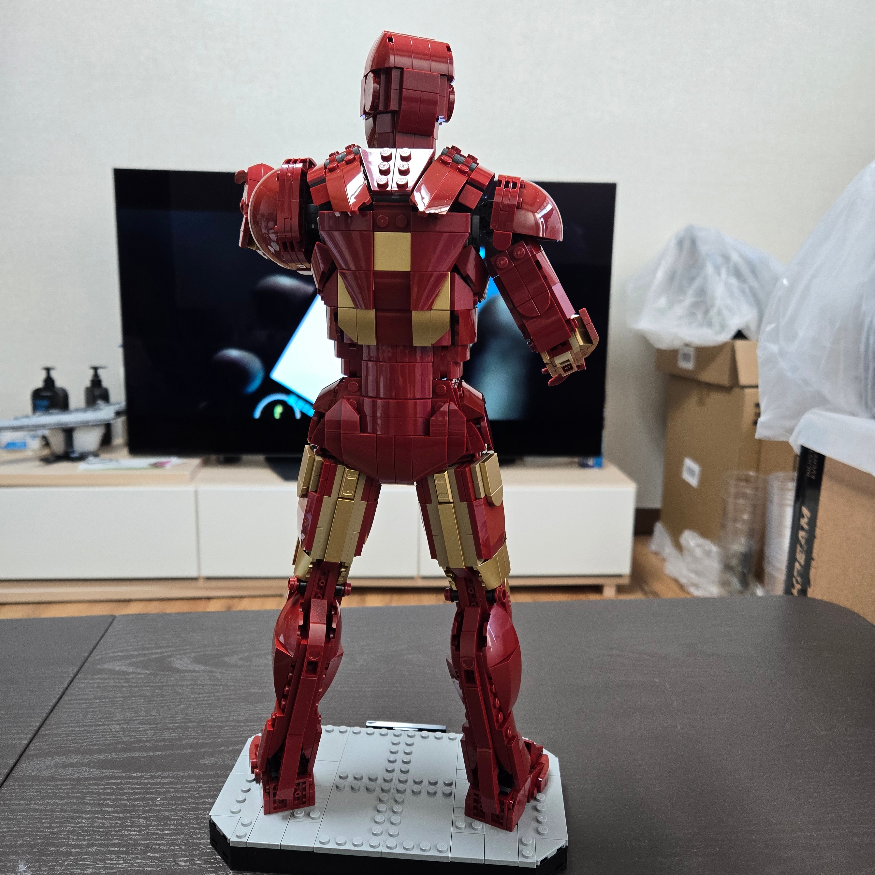Lego Marvel Iron Man Mark 3 Collectors' Edition 착용 스타일 - 3