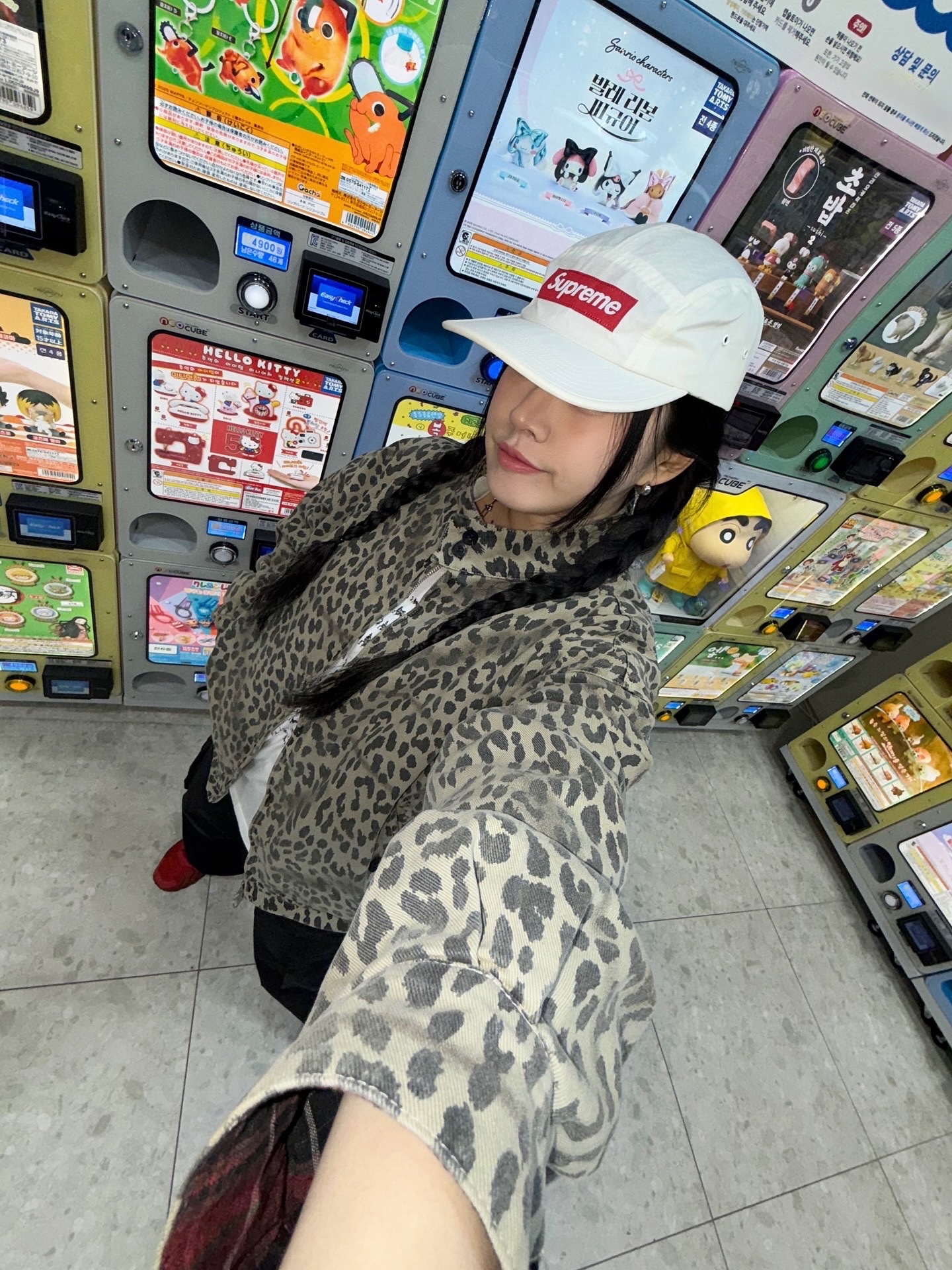 Supreme Waxed Ripstop Camp Cap White - 24FW 착용 스타일