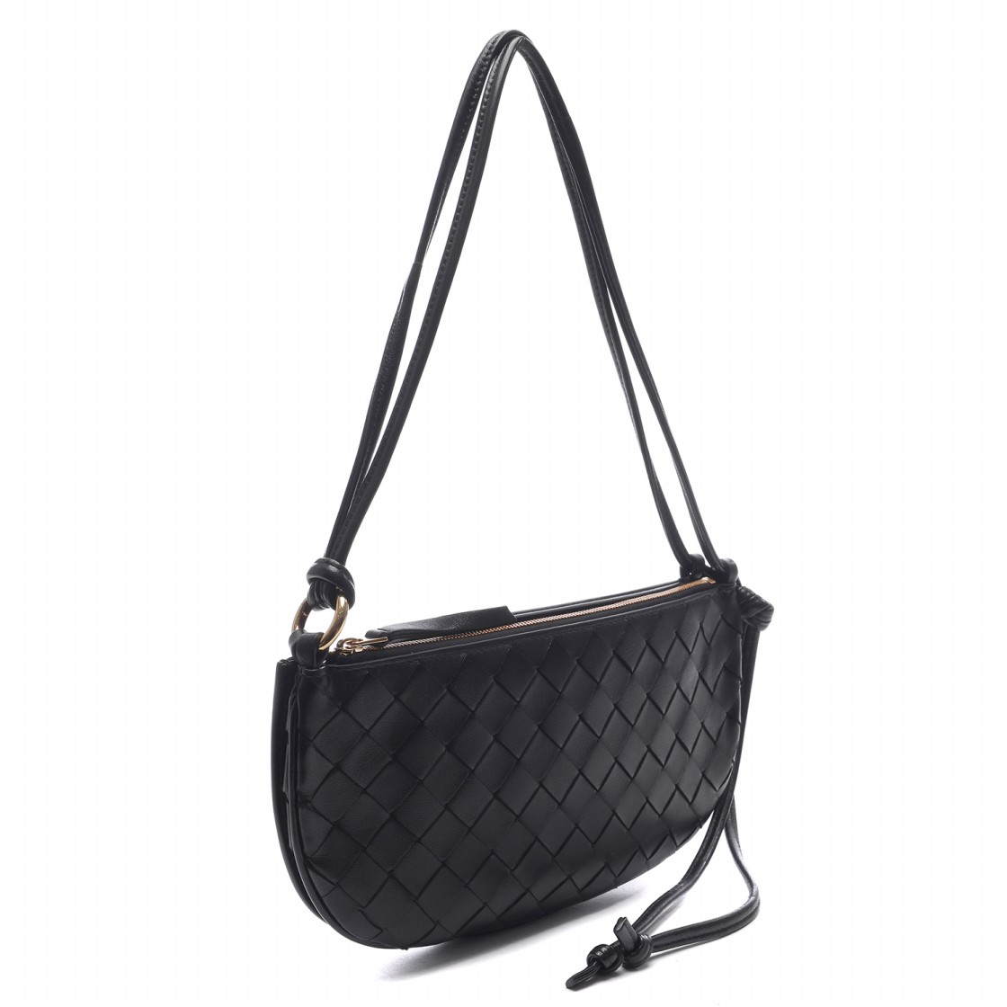 [25% 쿠폰] 보테가 베네타 제멜리니 파우치 블랙([25% 쿠폰] Bottega Veneta Gemellini Pouch Black) - 2