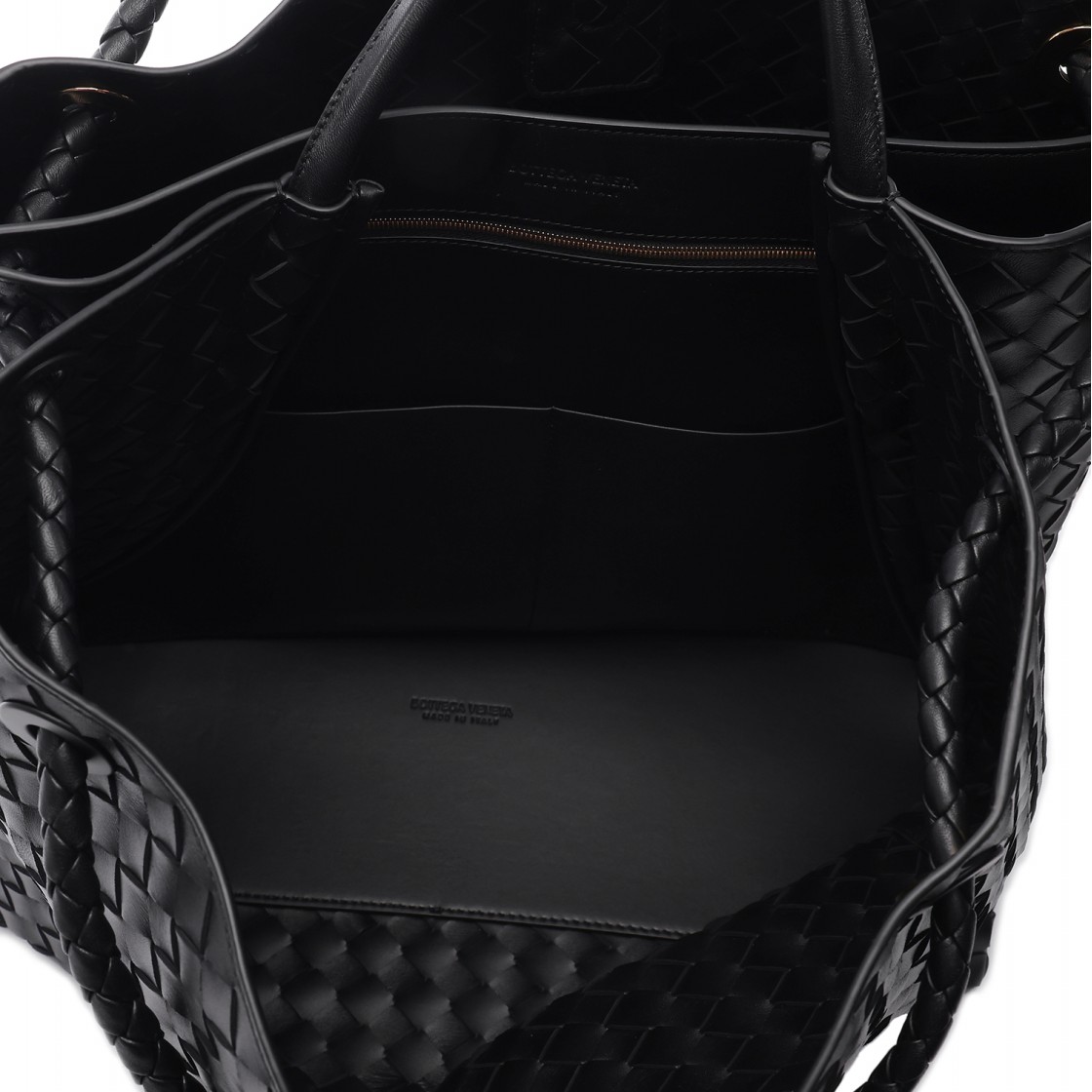 [15% 쿠폰] 보테가 베네타 라지 안디아모 블랙([15% 쿠폰] Bottega Veneta Large Andiamo Black) - 6