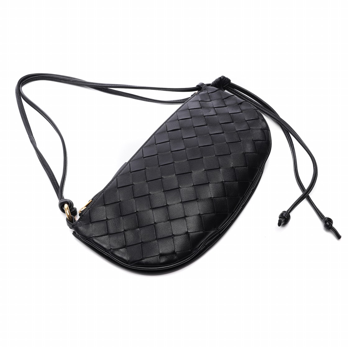 [25% 쿠폰] 보테가 베네타 제멜리니 파우치 블랙([25% 쿠폰] Bottega Veneta Gemellini Pouch Black) - 4