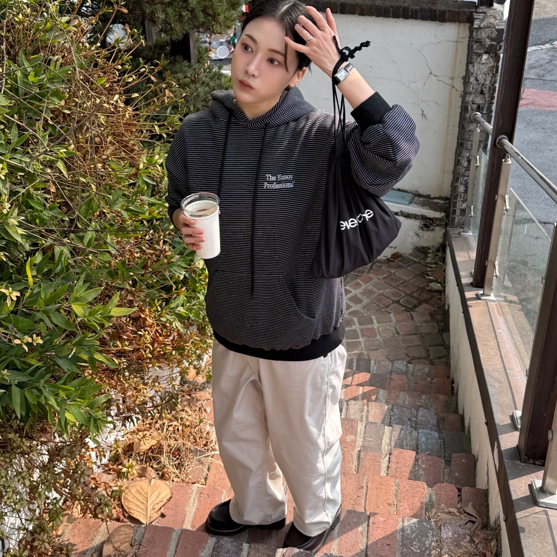 Paraboot Michael Lisse Cafe 착용 스타일 - 3