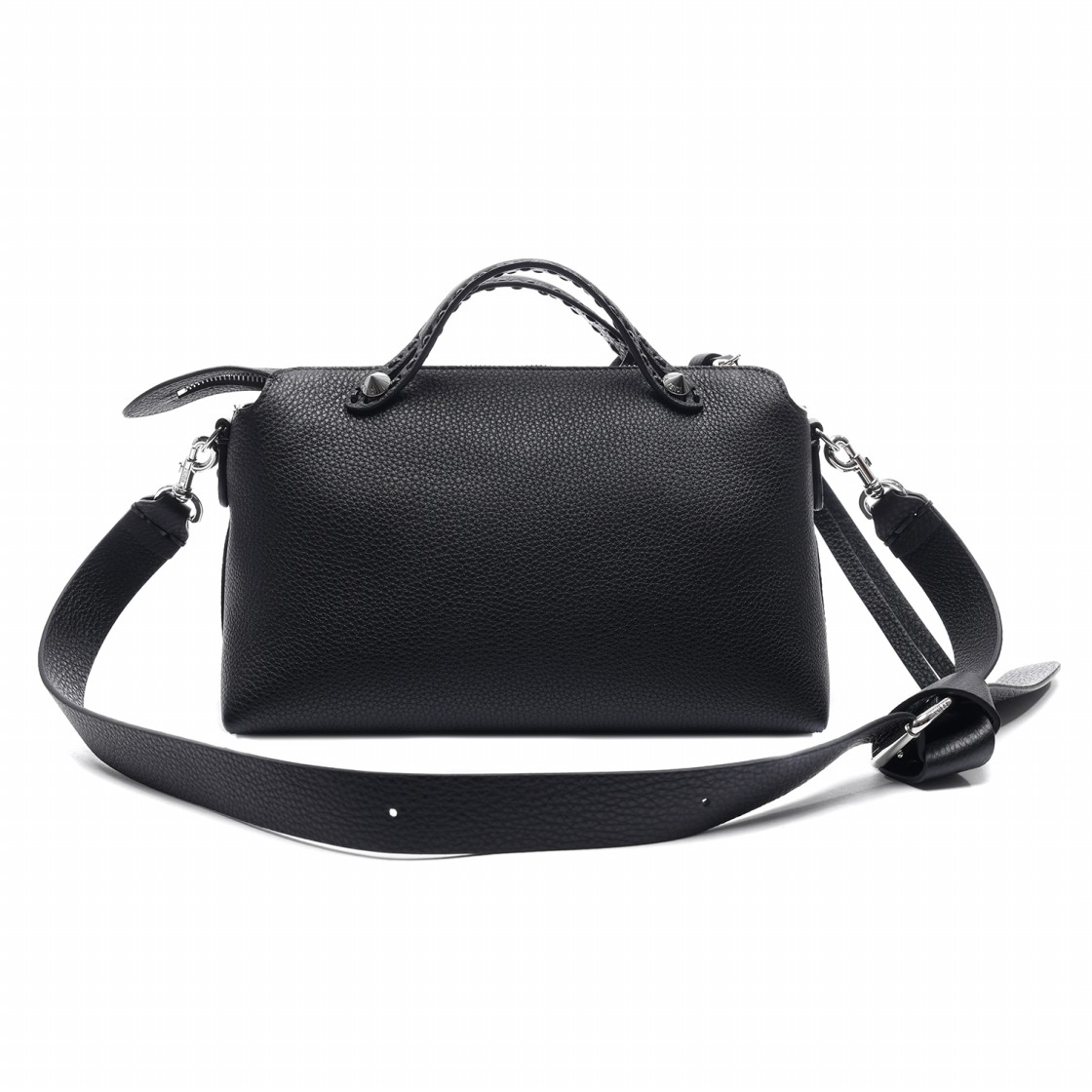 [15% 쿠폰] 펜디 바이 더 웨이 미디움 셀러리아백 블랙([15% 쿠폰] Fendi By The Way Medium Selleria Bag Black) - 4