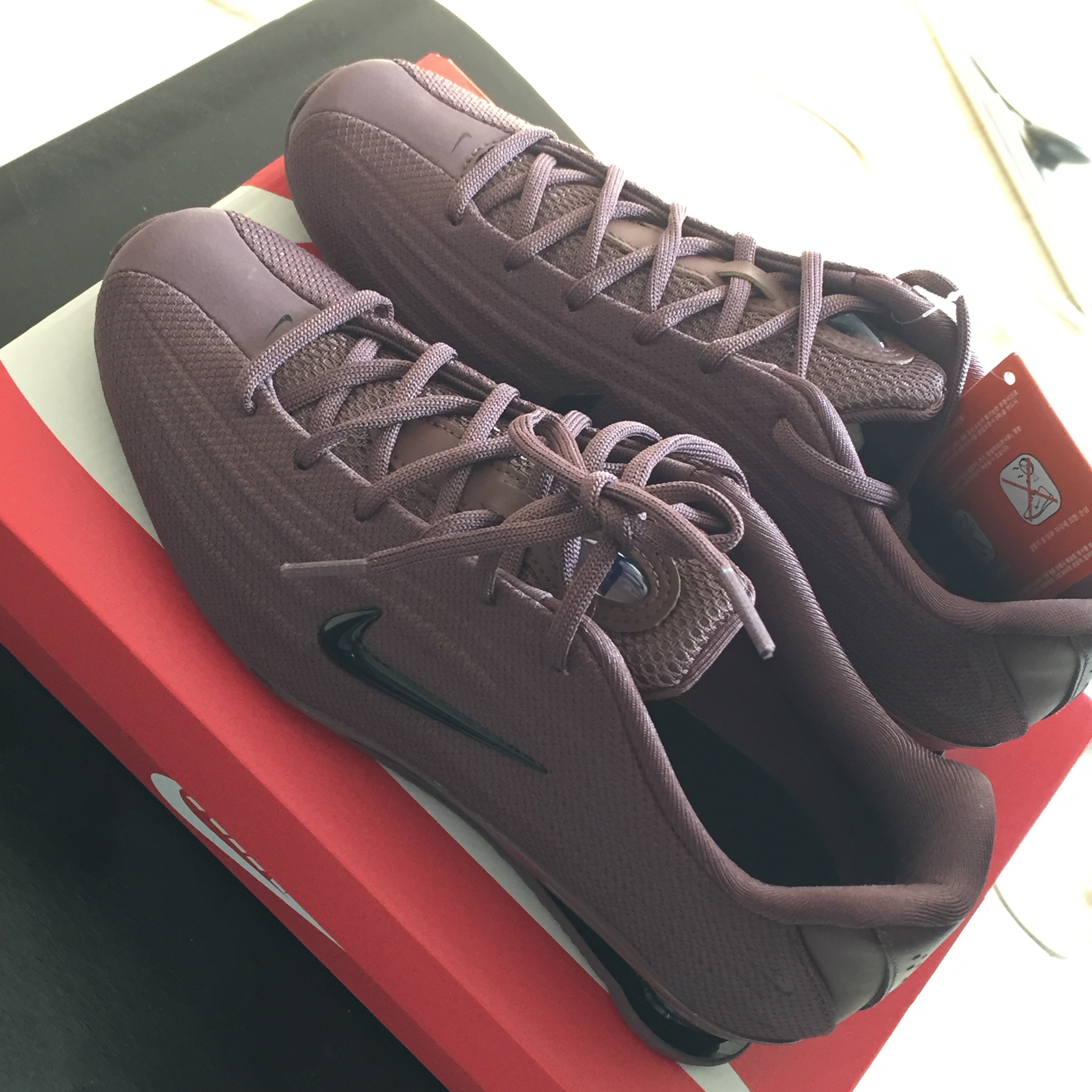 (W) Nike Shox Z Tattoo Black 착용 스타일 - 2