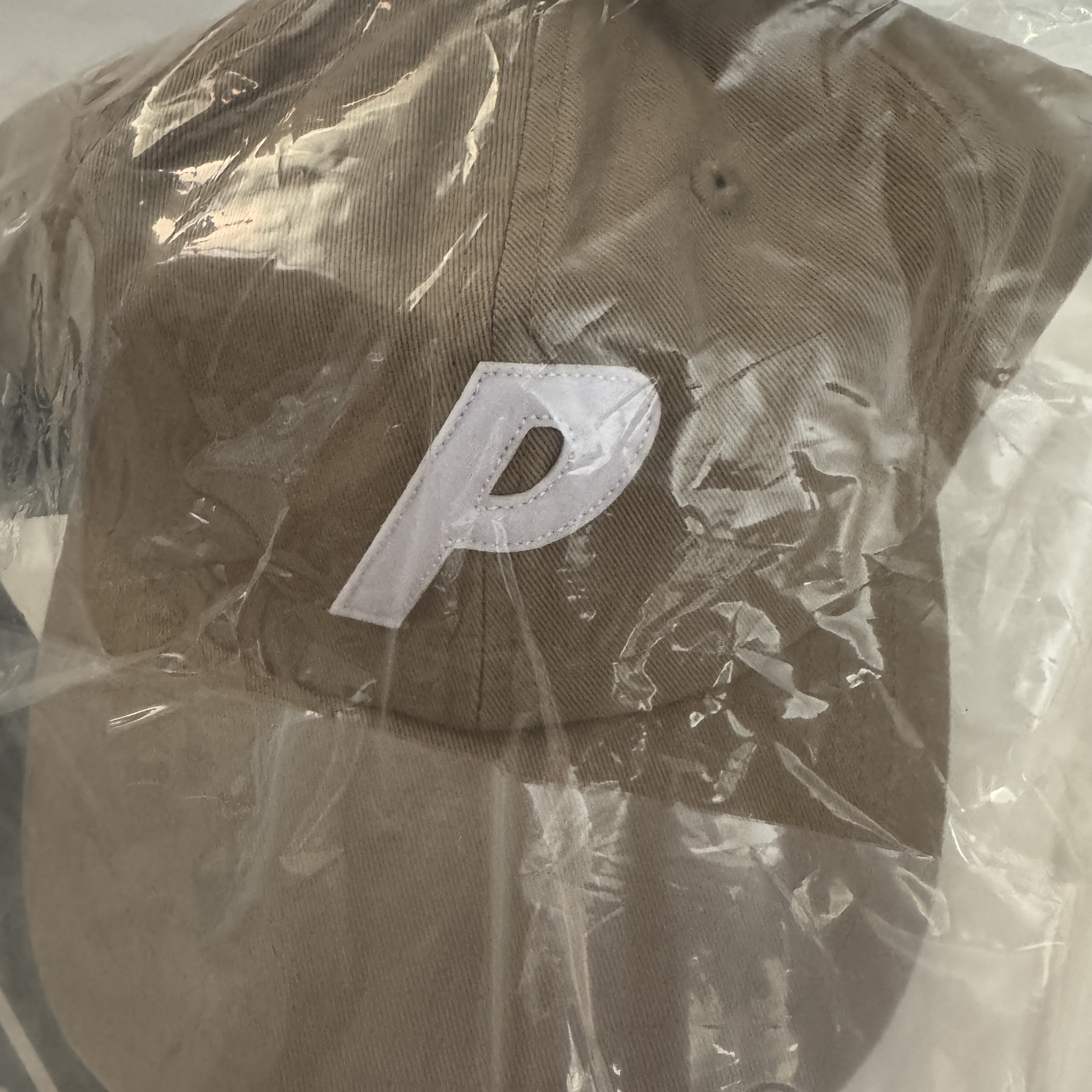 Palace P 6-Panel Tan - 25SS 착용 스타일