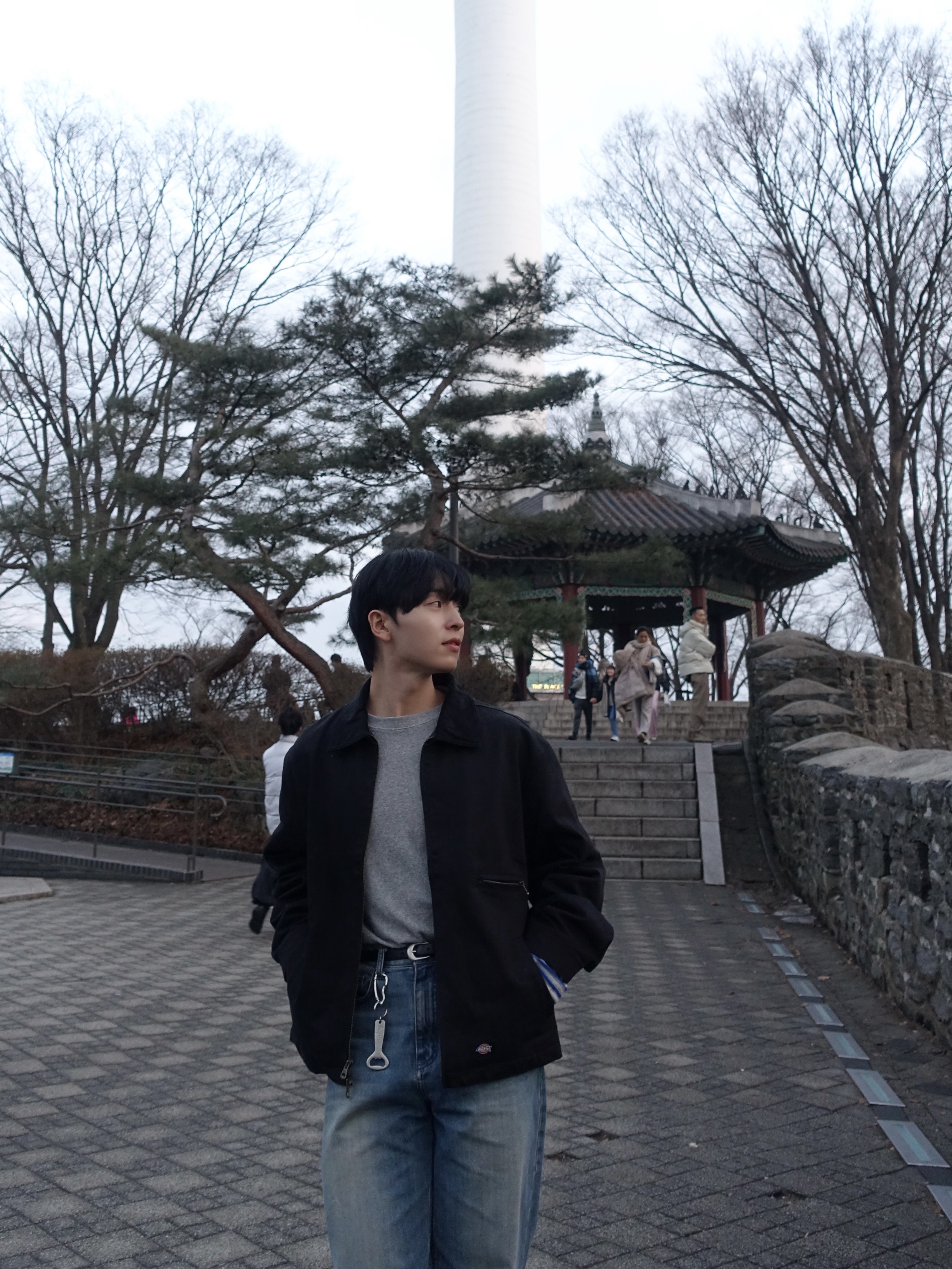Red Wing Iron Ranger 8111 Amber Harness - D, Nonnod Terry Layered T-shirts Grey 착용 스타일 - 4