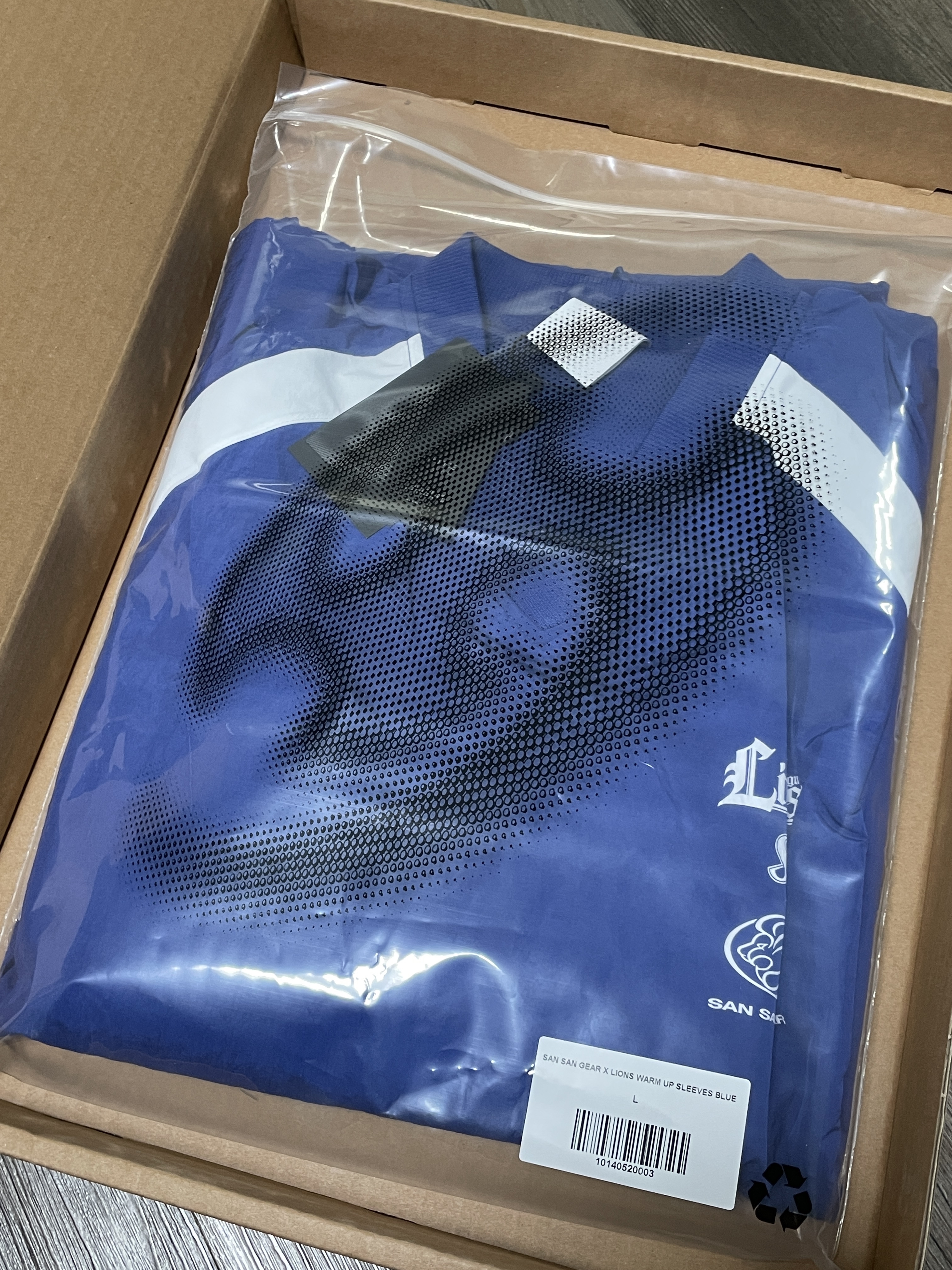 Sansan Gear x Samsung Lions Warm-Up Sleeves Blue 착용 스타일 - 1