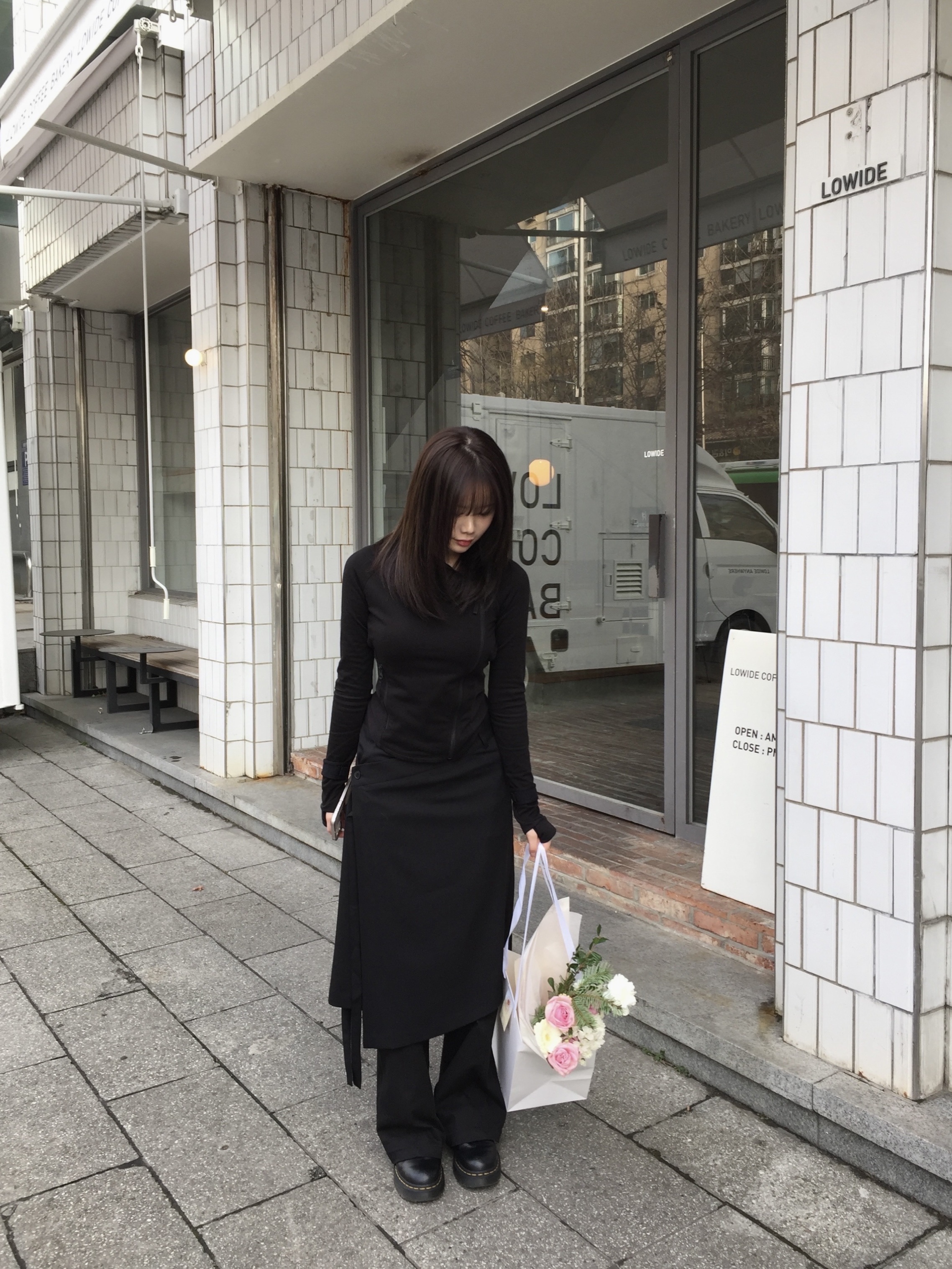 Dr. Martens 1461 Bex Black 착용 스타일 - 3
