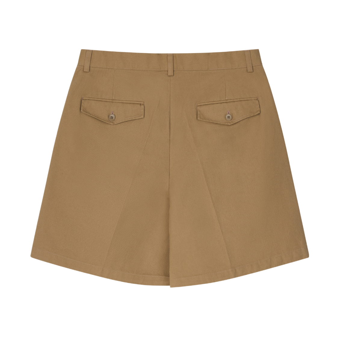 홍우성 리페어드 3 플리츠 쇼츠 베이지(Hongwoosung Repaired 3 Pleat Shorts Beige) - 2