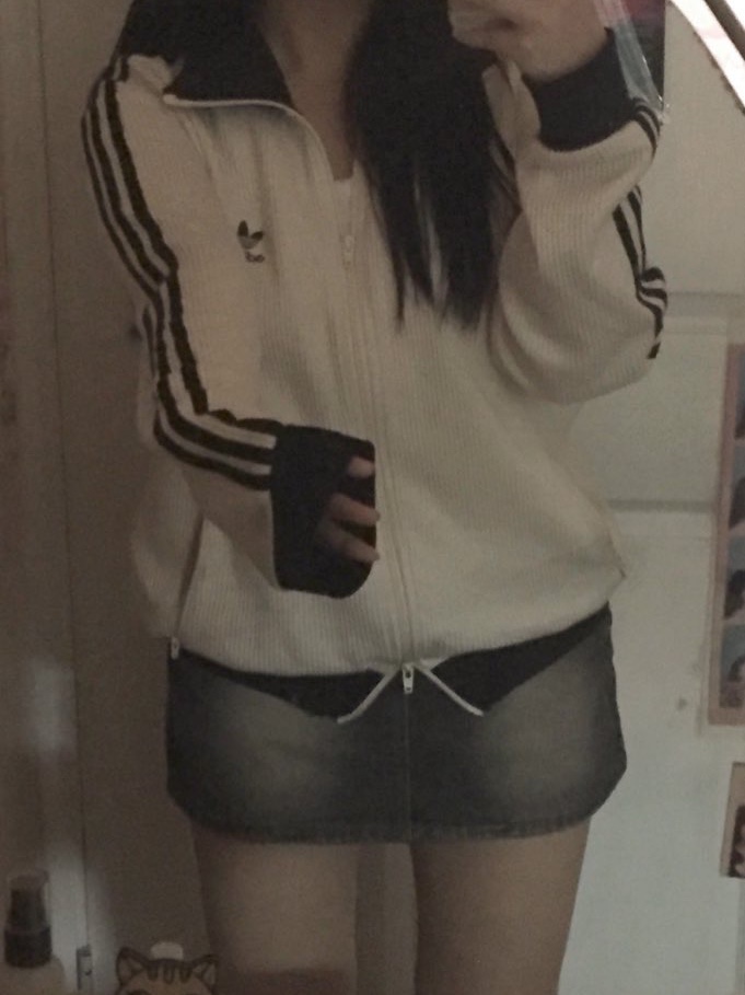 Adidas Waffle Beckenbauer Track Top Wonder White - KR Sizing 착용 스타일