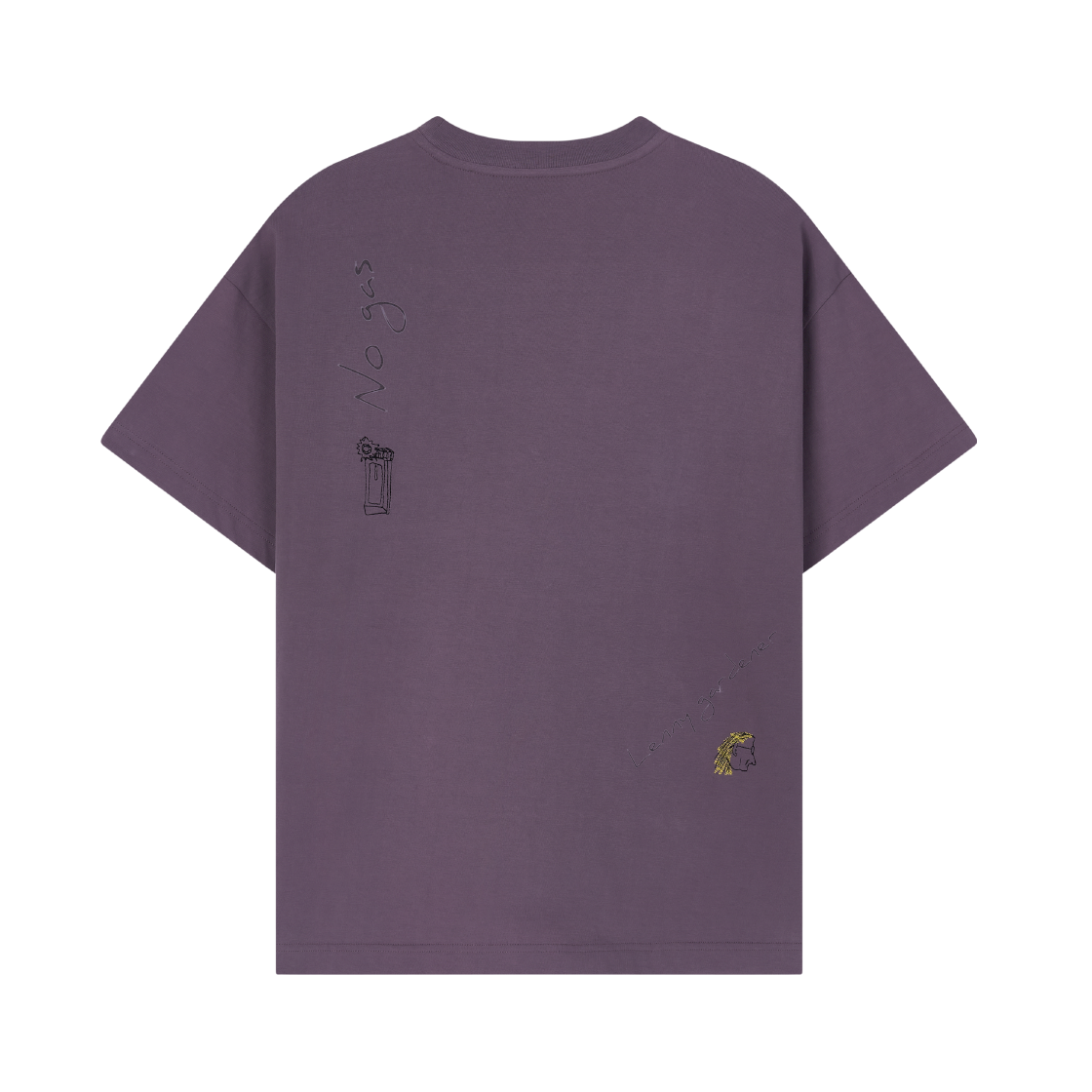 홍우성 필드 스케치 캑터스 티 퍼플(Hongwoosung Field Sketch Cactus Tee Purple) - 2