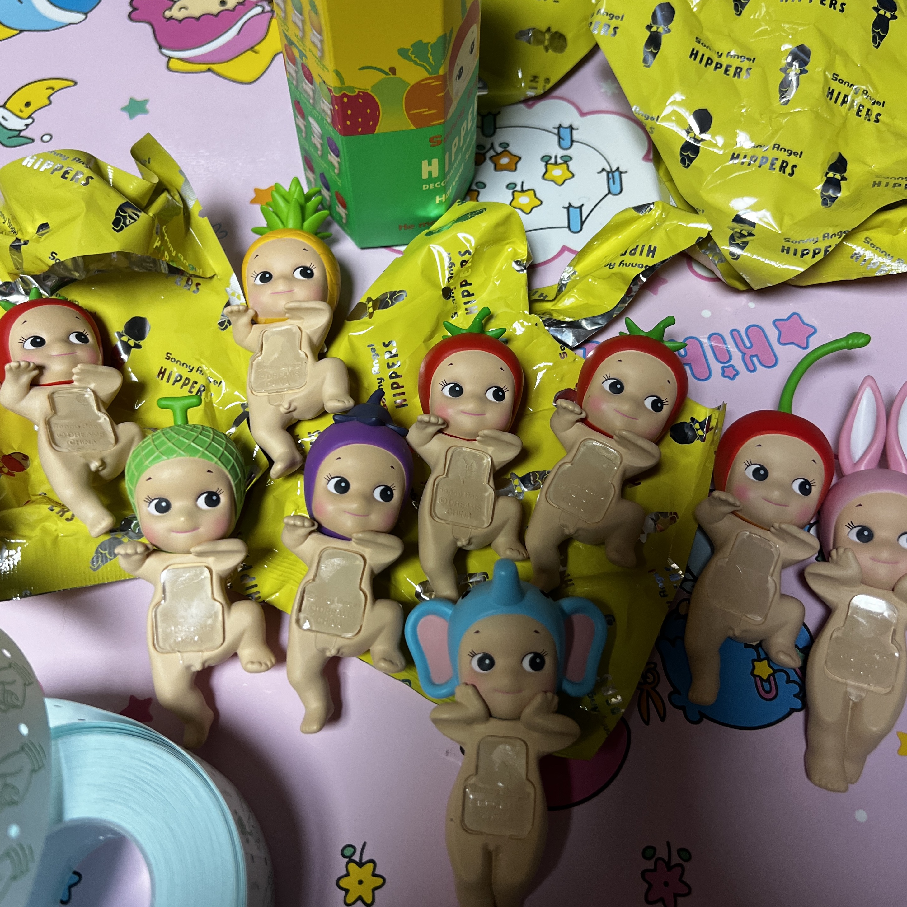 Sonny Angel Harvest Series Hippers Sealed Case (1 Blind Boxes), Sonny Angel Hippers Sealed Case (1 Blind Boxes) 착용 스타일