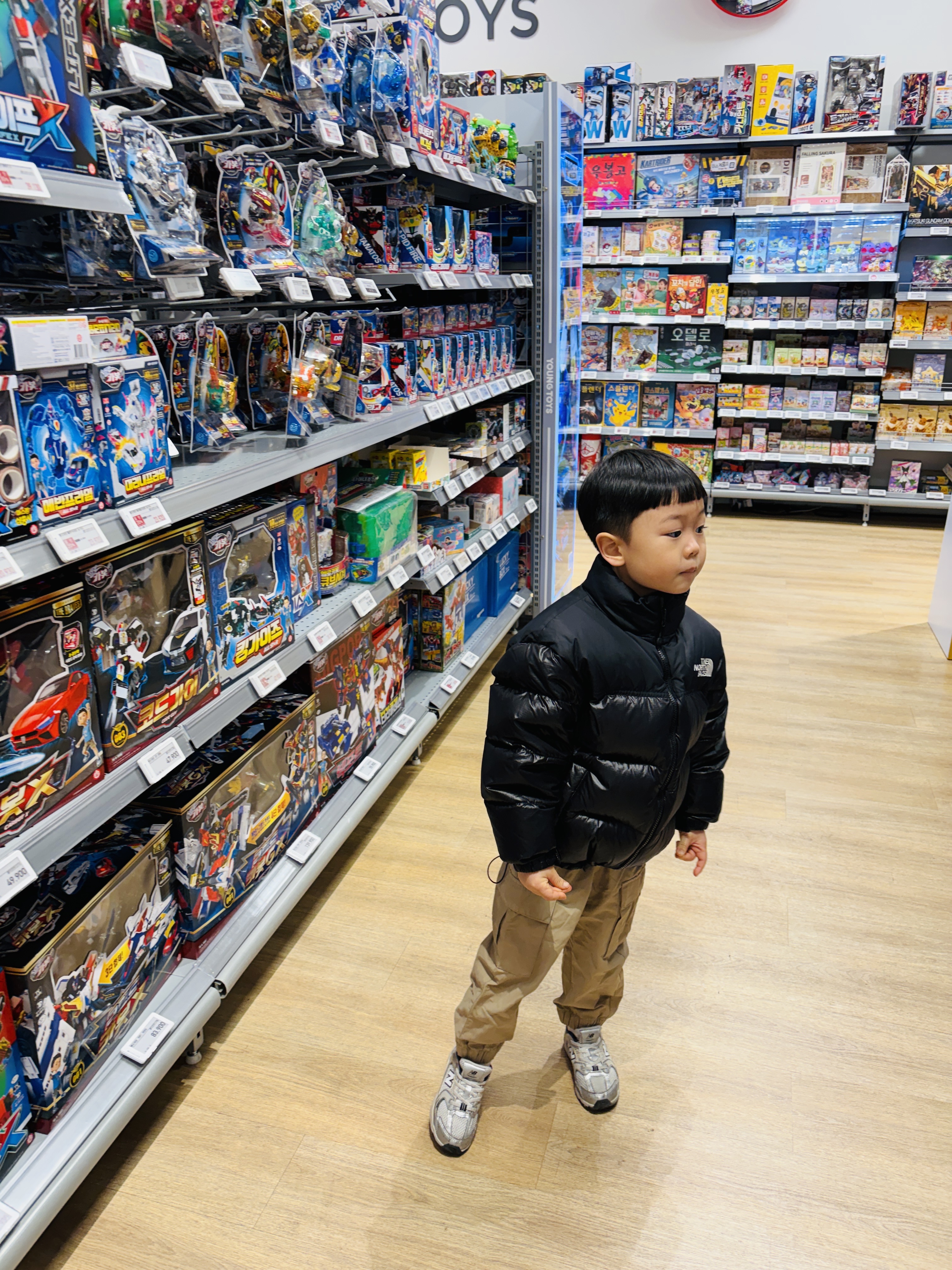 (Kids) The North Face 1996 Eco Nuptse RDS Down Jacket Real Black, (PS) New Balance 530 Silver - W Wide 착용 스타일 - 2