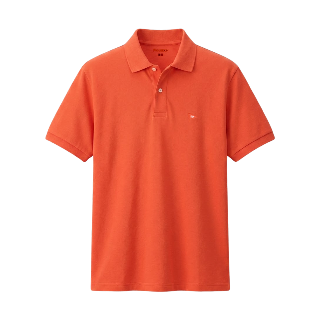 유니클로 x JW 앤더슨 드라이 피케 폴로 셔츠 오렌지(Uniqlo x JW Anderson Dry Pique Polo Shirt Orange) - 1