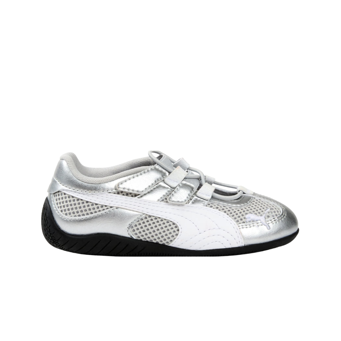 (PS) 푸마 스피드캣 고 메탈릭 V 실버((PS) Puma Speedcat Go Metallic V Silver) - 1