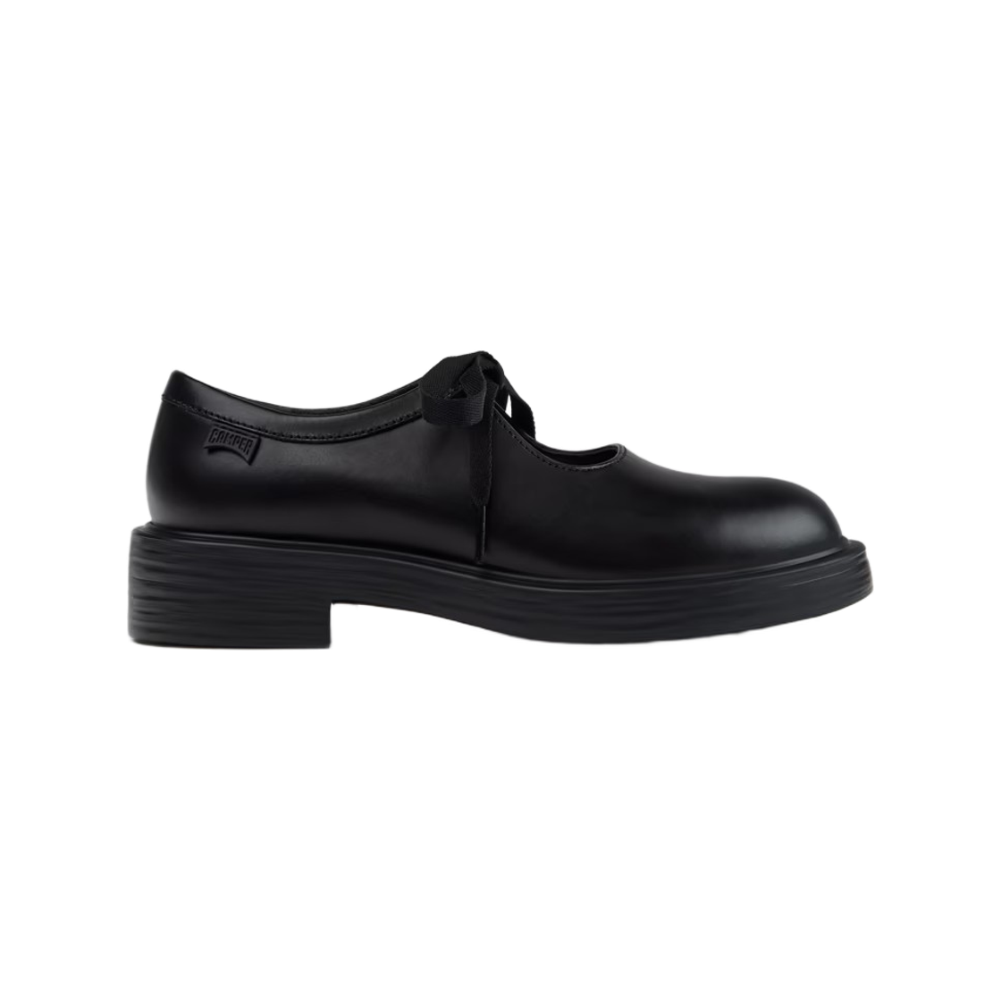 (W) 캠퍼 딘 레더 세미 오픈 슈즈 블랙((W) Camper Dean Leather Semi-Open Shoes Black)