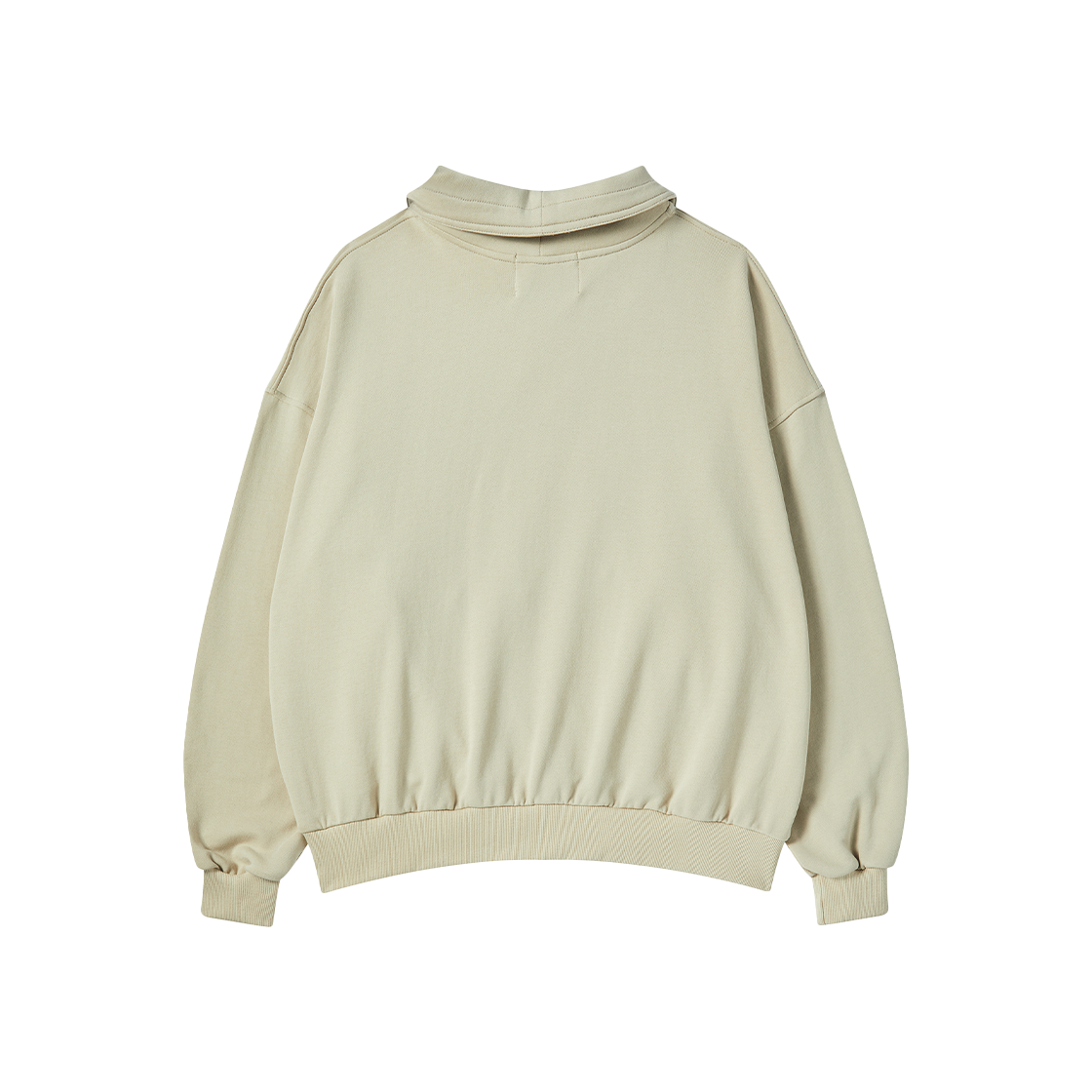 엔 아카이브 유틸리티 하이 넥 스웨트 셔츠 베이지(N ARCHIVE Utility High Neck Sweat Shirt Beige) - 2