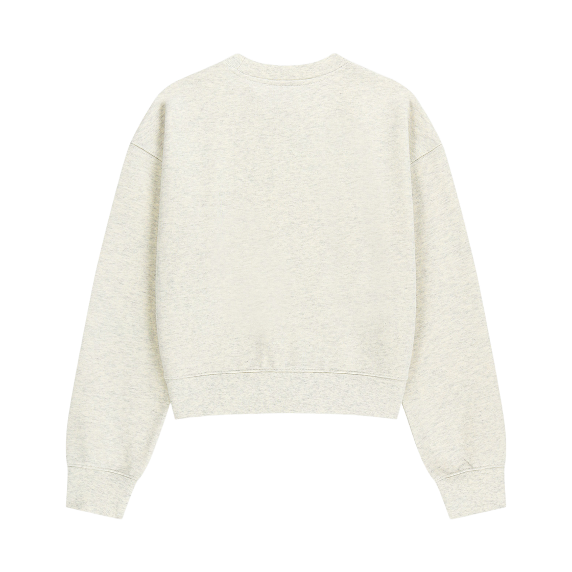 (W) 마리떼 프랑소와 저버 클래식 로고 크롭 스웨트셔츠 오트밀((W) Marithe Francois Girbaud Classic Logo Crop Sweatshirt Oatmeal) - 2