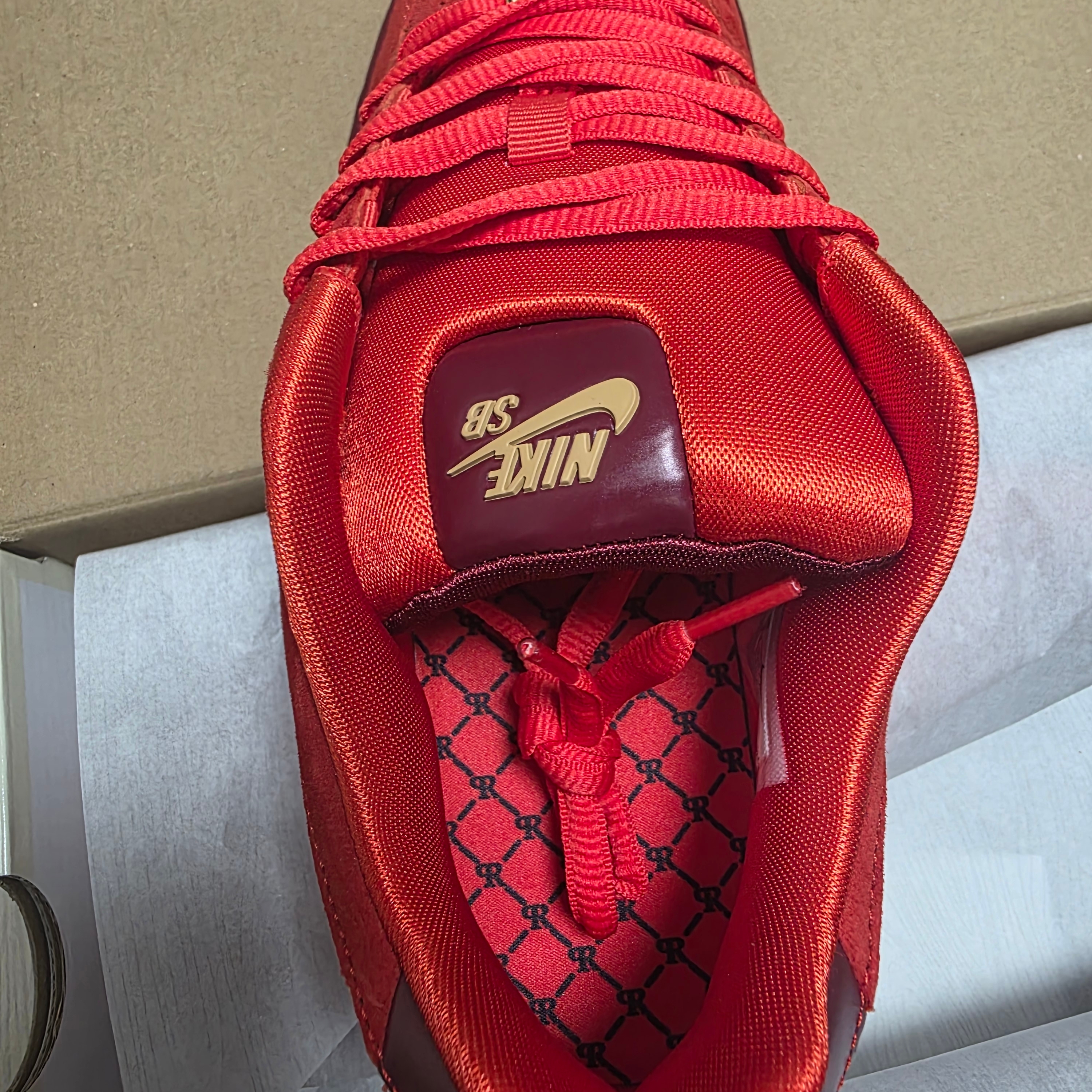 Nike x Paul Rodriguez Zoom Air Low Habanero Red Team Red 착용 스타일 - 4