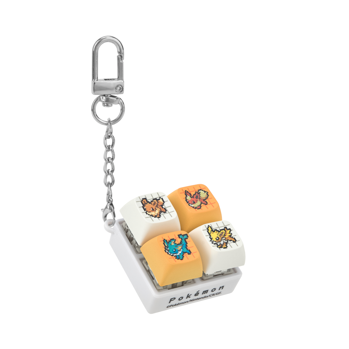 포켓몬 x 씨유 키캡 키링 이브이(Pokemon x CU Keycap Keychain Eevee)